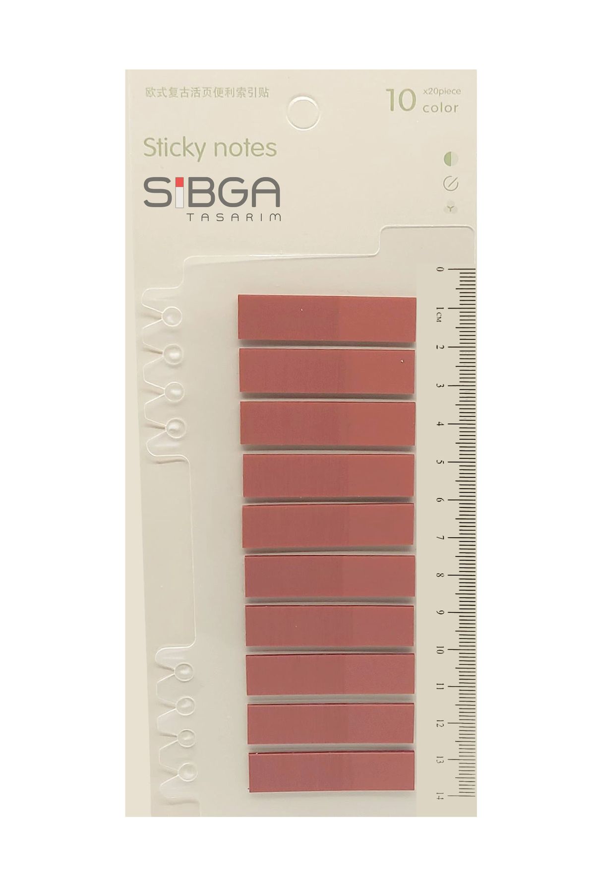 sibga tasarım Autocolant Post-it Colorat Cu Gresie Transparentă - Marcaj Și Hârtie De Notițe - One Size