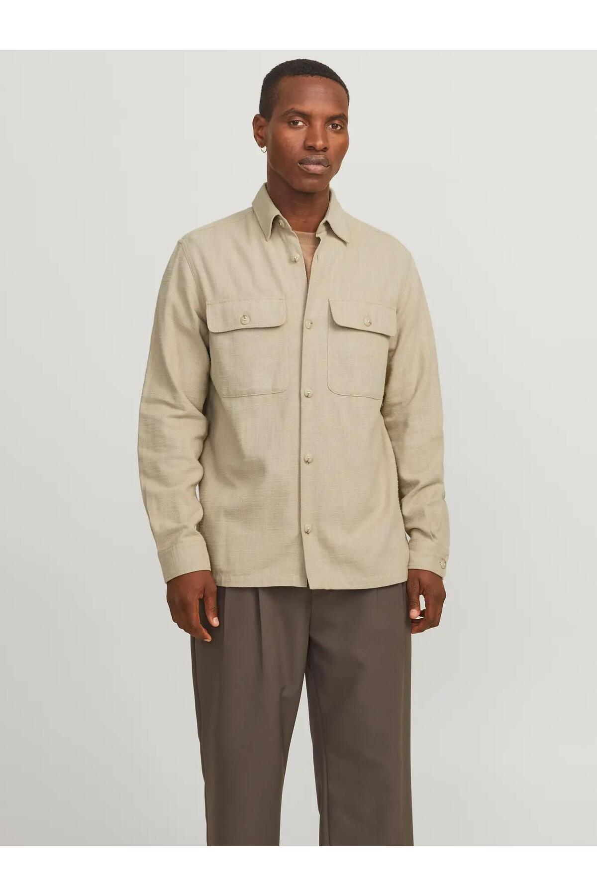 پیراهن مردانه رنگارنگ آستین بلند | جک اند جونز Jack & Jones 12274954 - تصویر 2