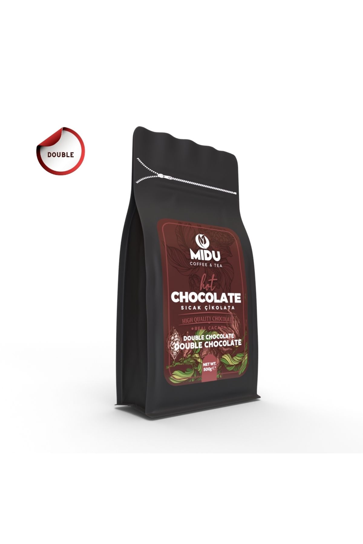 MİDU COFFEE & TEA SICAK ÇİKOLATA DOUBLE CHOCOLATE 500 GR.