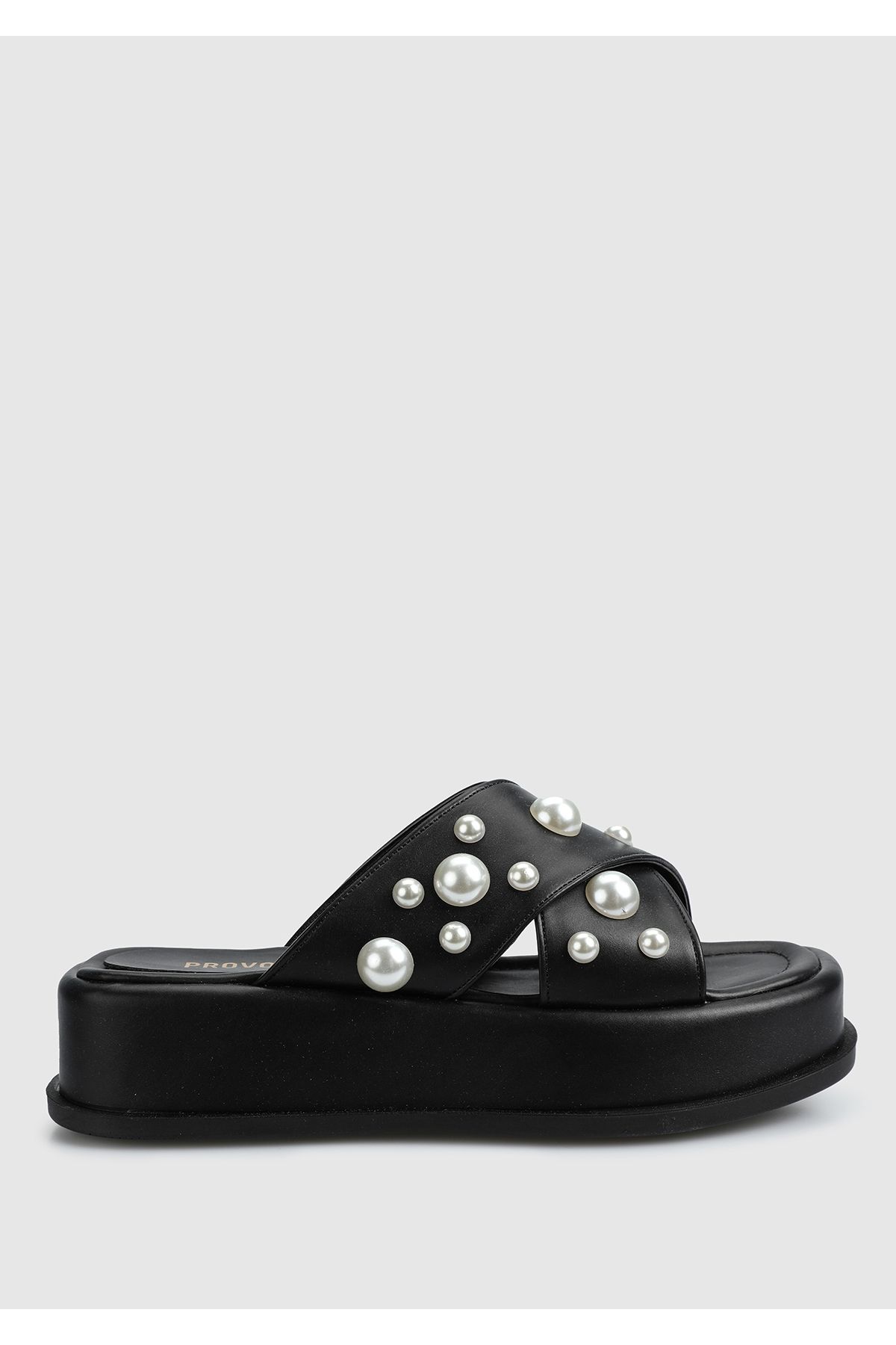 Provoq-Black Women's Slippers 1