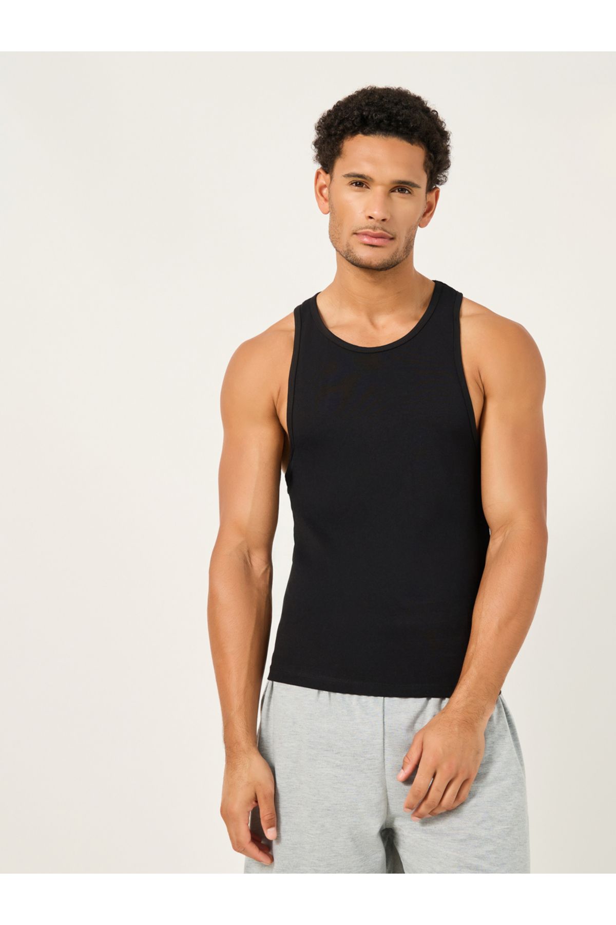 Styli-Set of 2 - Racerback Cotton Stretch Scoop Neck Vest 4