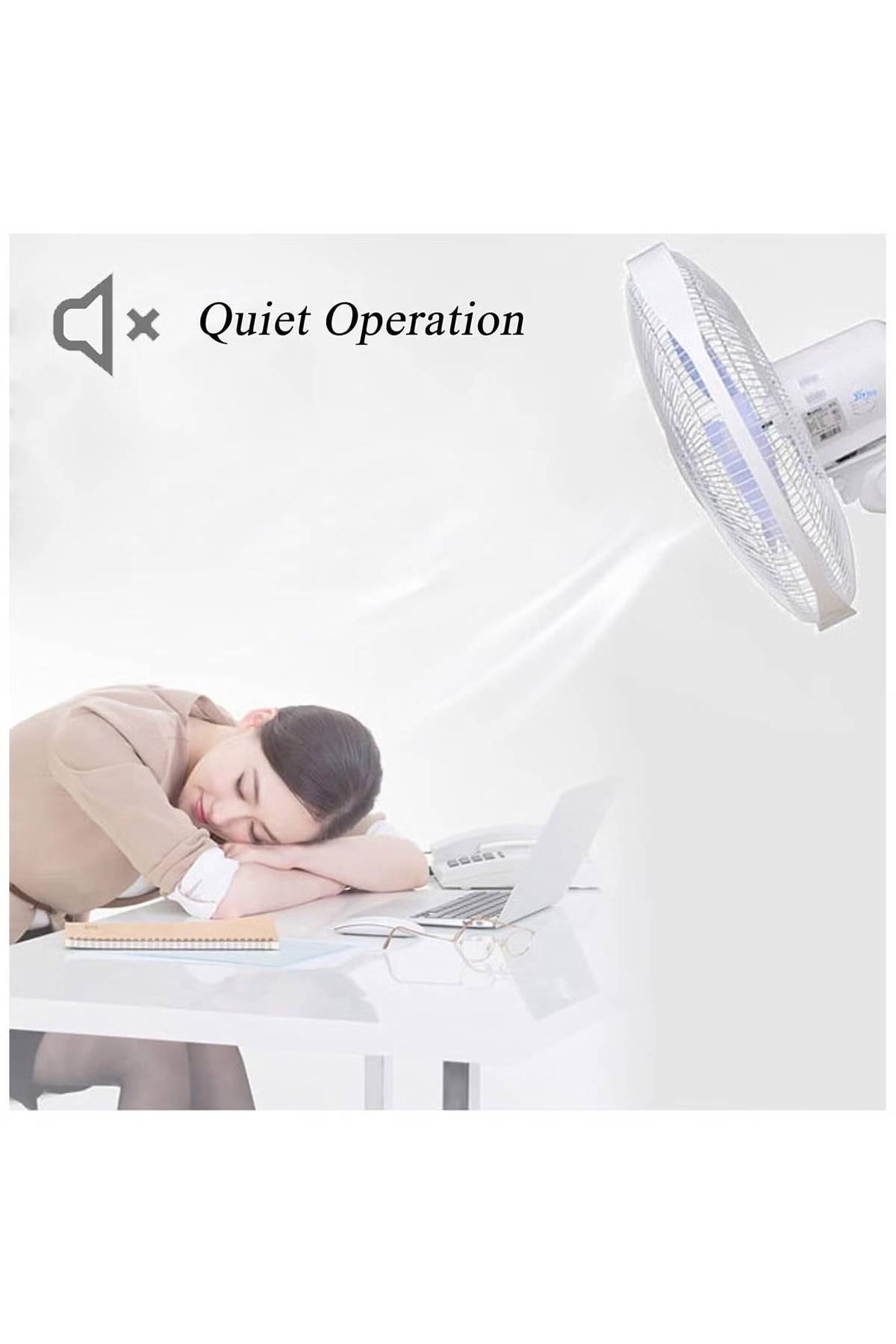 Denx-Wall Fan High Performance Fan with 3 Speed ​​Controls 2