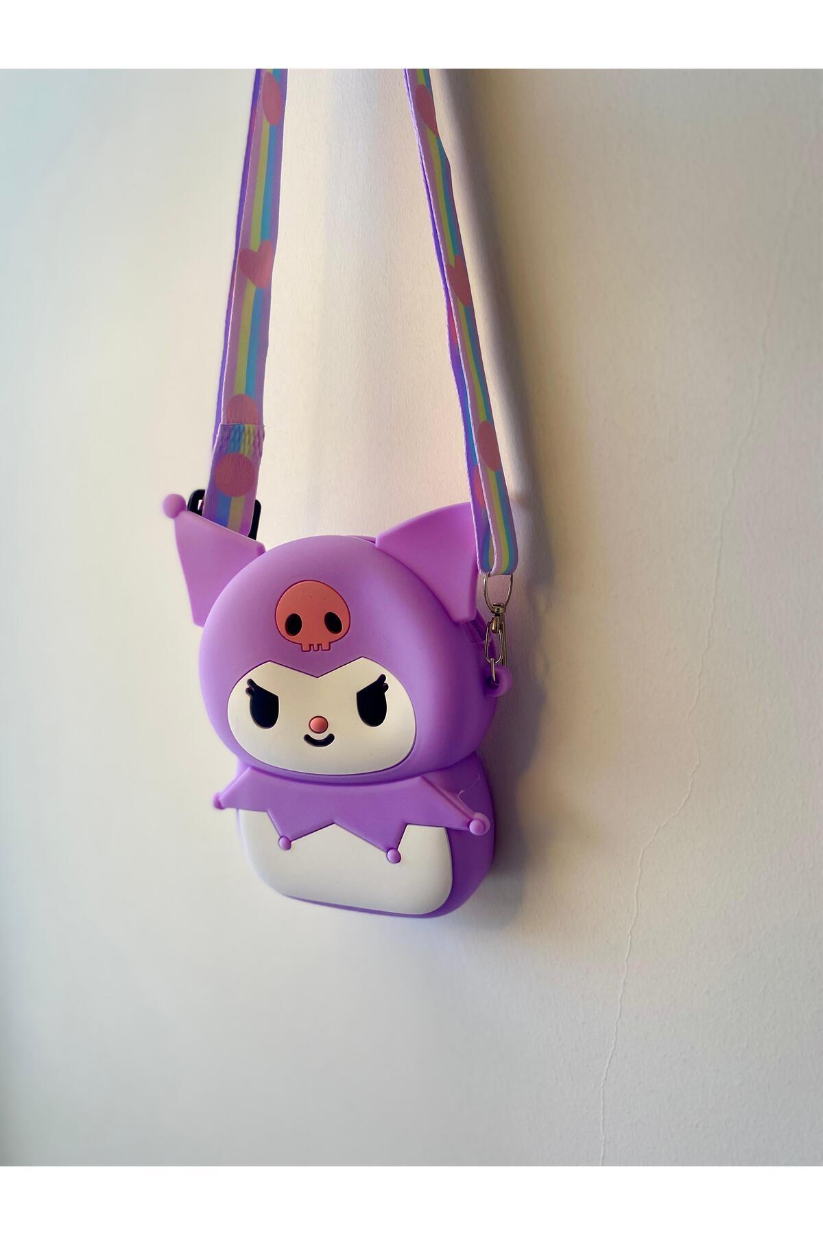 shop Kız Çocuk Sanrio Kuromi Figürlü Çıkartılabilir Ayarlanabilir