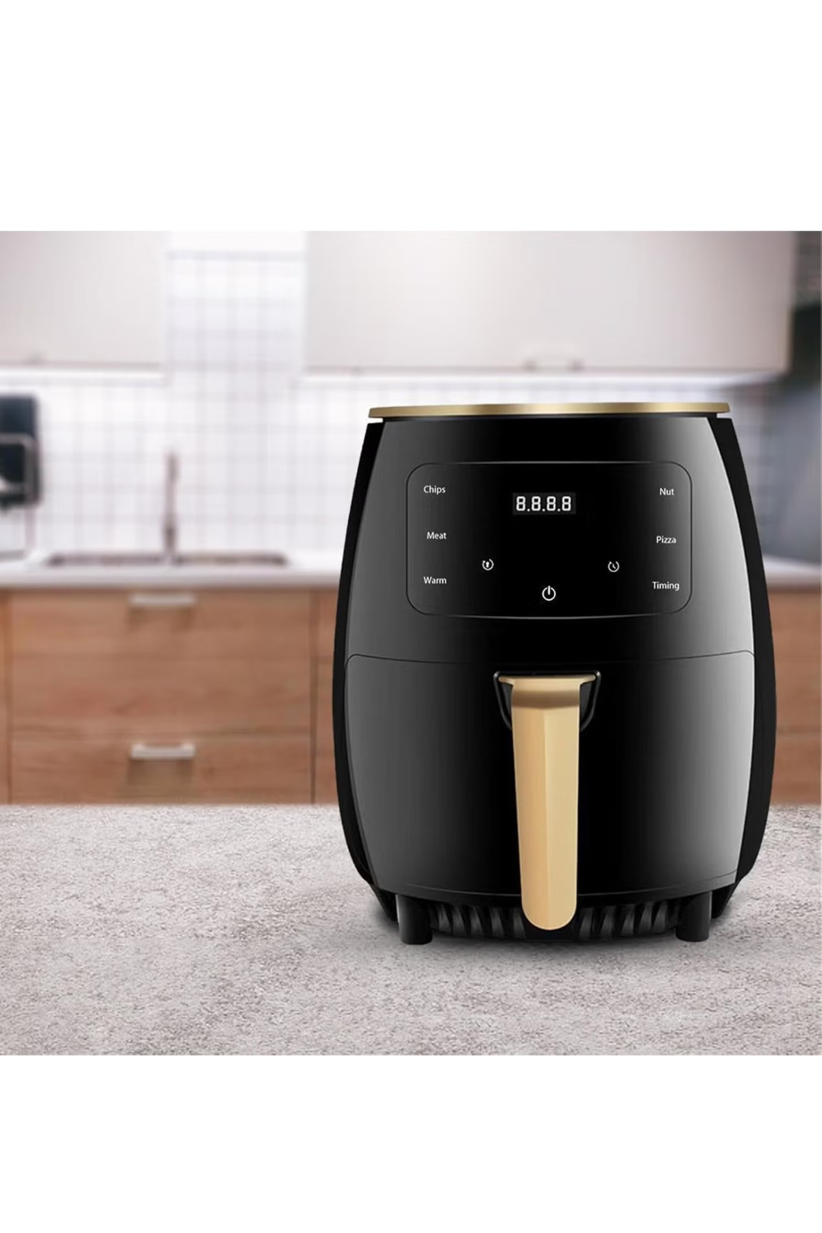 مقلاة هوائية كبيرة الحجم بسعة 6 لتر وقوة 2400 وات،...