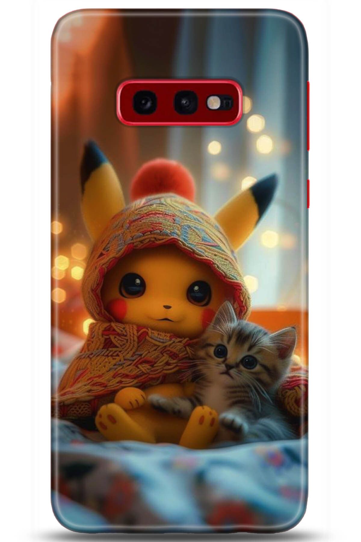 Noprin Samsung Galaxy S10e Kılıf HD Baskılı Kılıf - Loving You Series * 5121