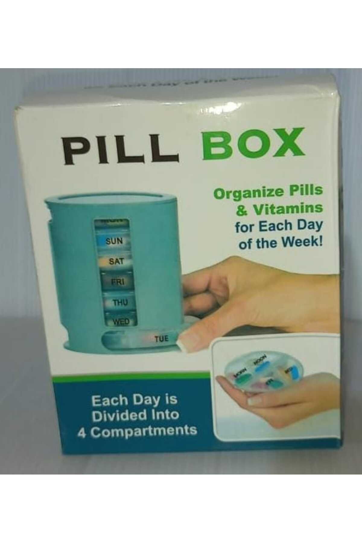Generic-Medicine storage box and pill dispenser divided into boxes according to the days of the week 2