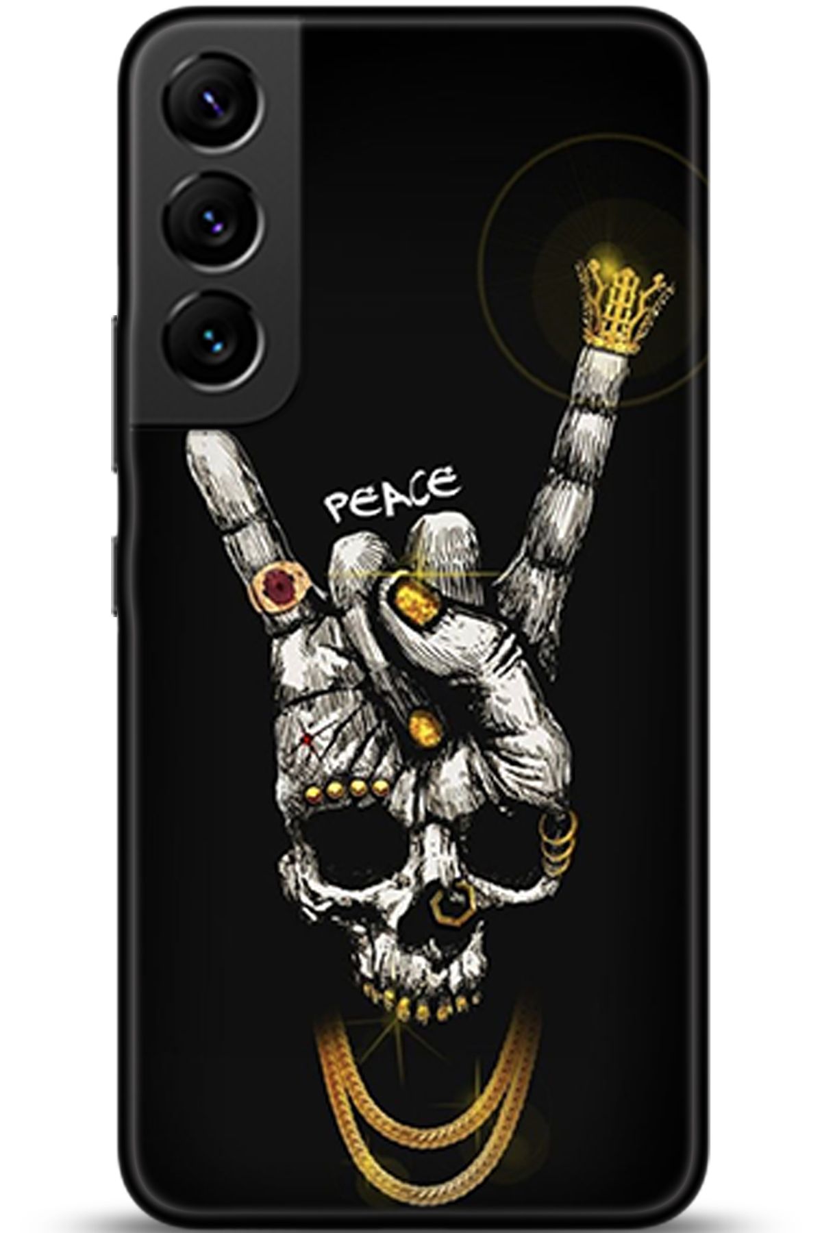 Noprin Samsung Galaxy S22 Kılıf HD Baskılı Kılıf - Loving You Series * 5148