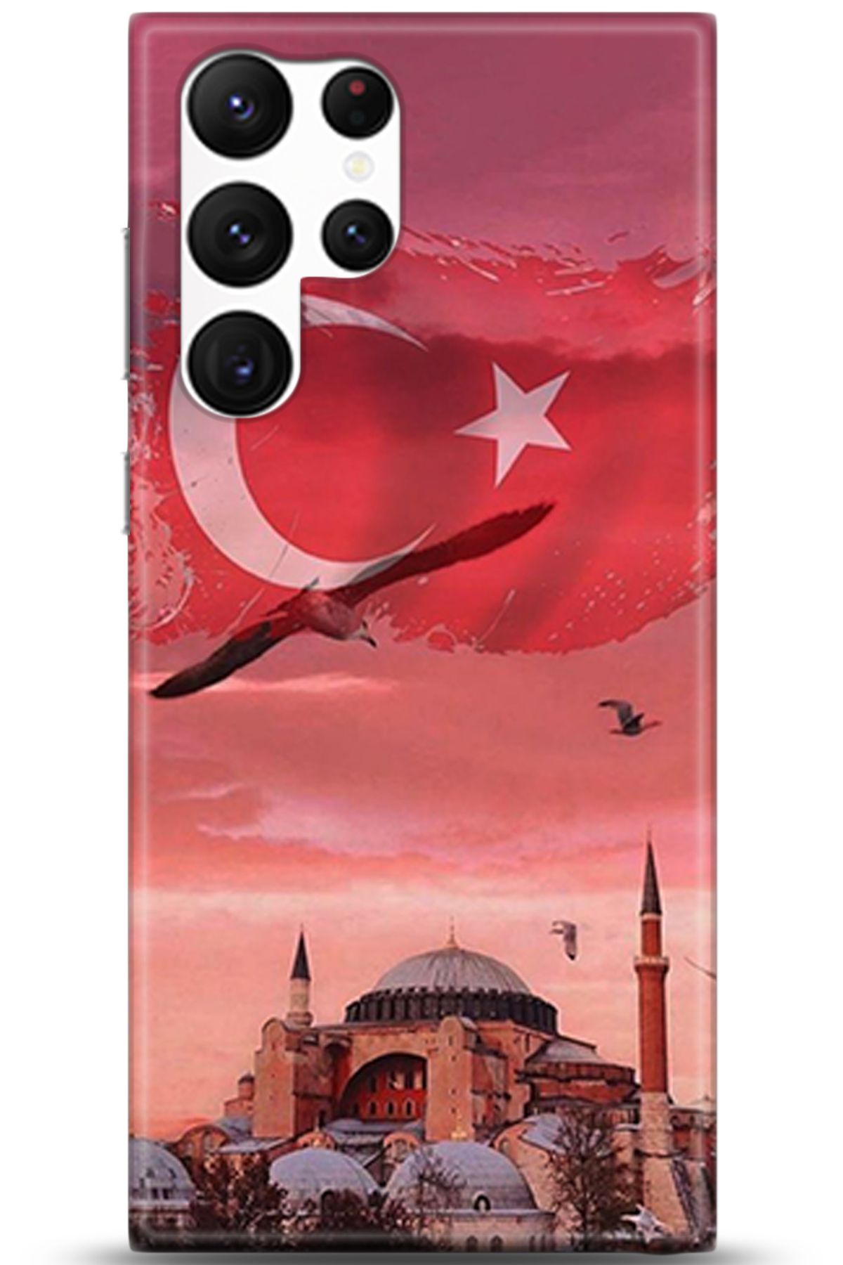 Noprin Samsung Galaxy S22 Ultra Kılıf HD Baskılı Kılıf - Loving You Series * 5179