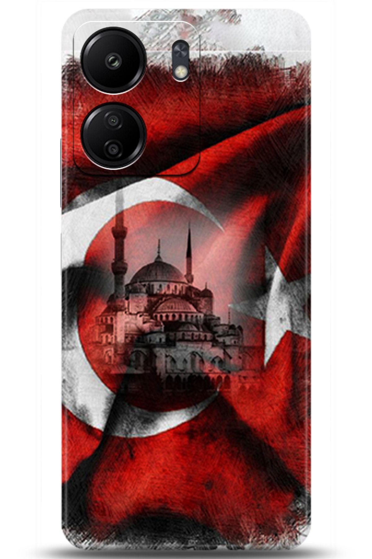Noprin Xiaomi Poco C65 Kılıf HD Baskılı Kılıf - Loving You Series * 5178