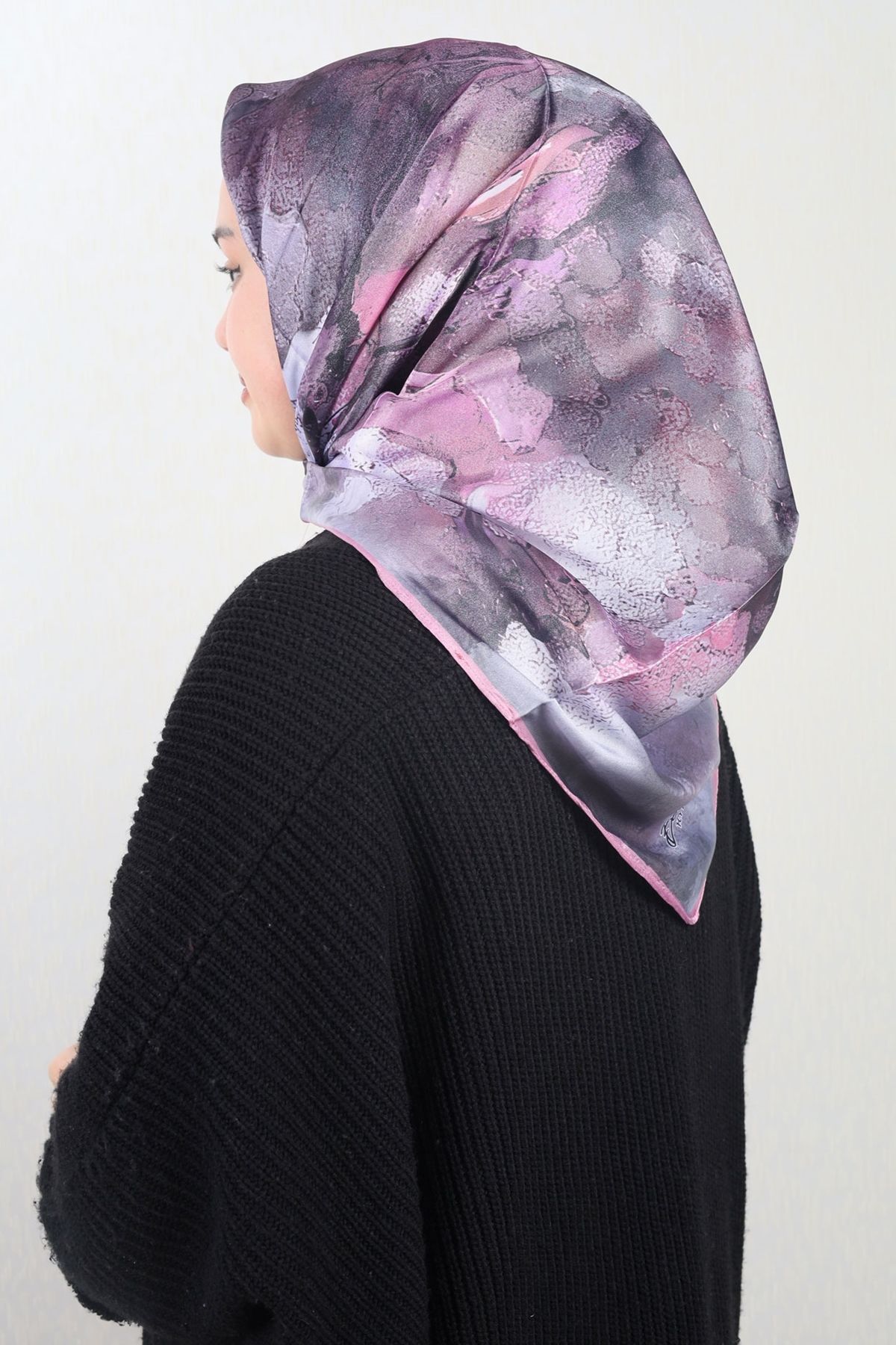Berussa-Hybrid Patterned Crystal Scarf - Pattern-01 - Color-06 2