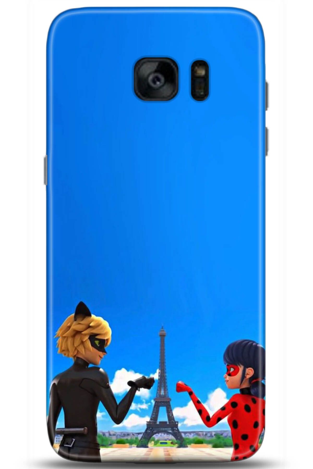 Noprin Samsung Galaxy S7 Edge Kılıf HD Baskılı Kılıf - Loving You Series * 5165