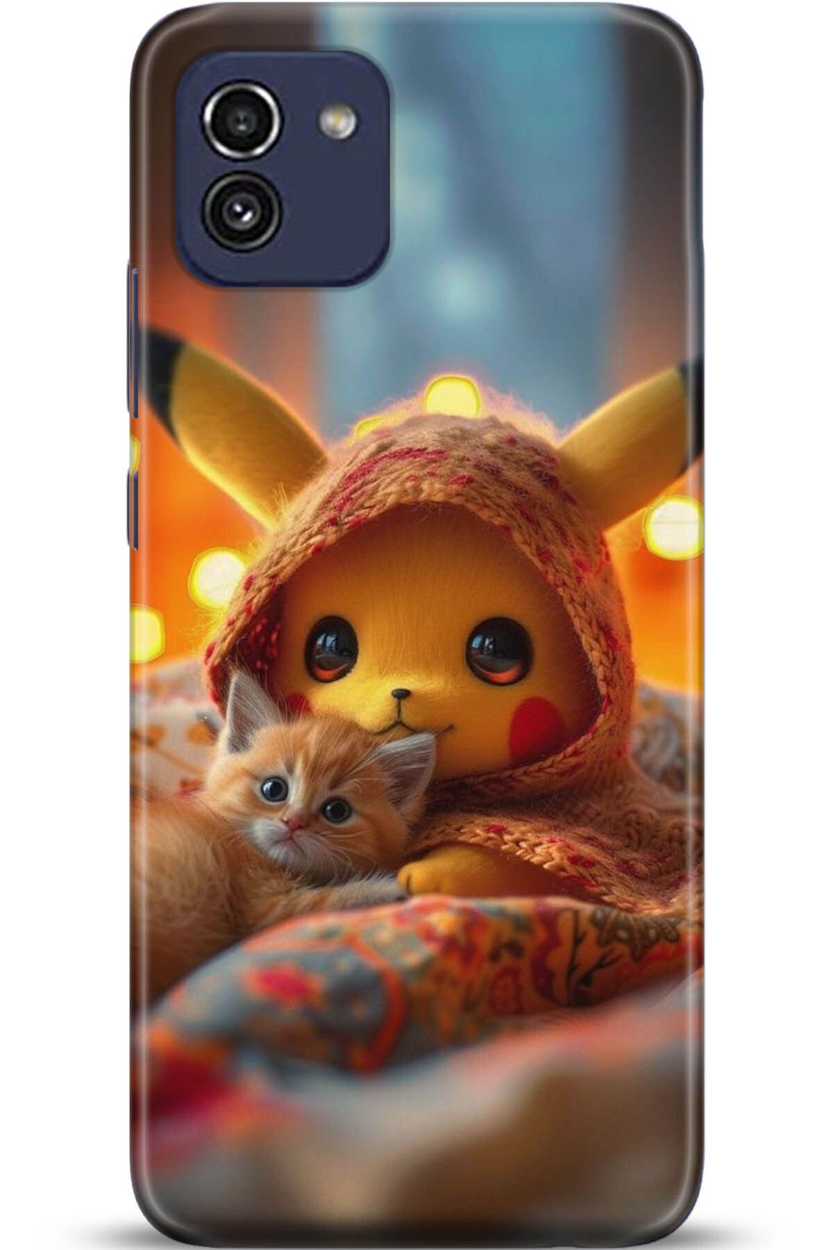 Noprin Samsung Galaxy A03 Kılıf HD Baskılı Kılıf - Loving You Series * 5127