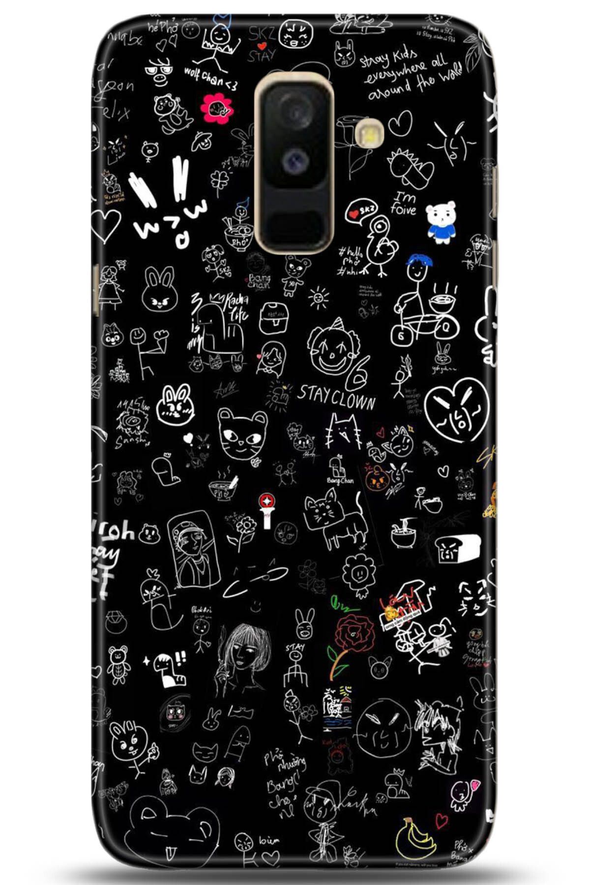Noprin Samsung Galaxy J8 Kılıf HD Baskılı Kılıf - My Passion Series 177673