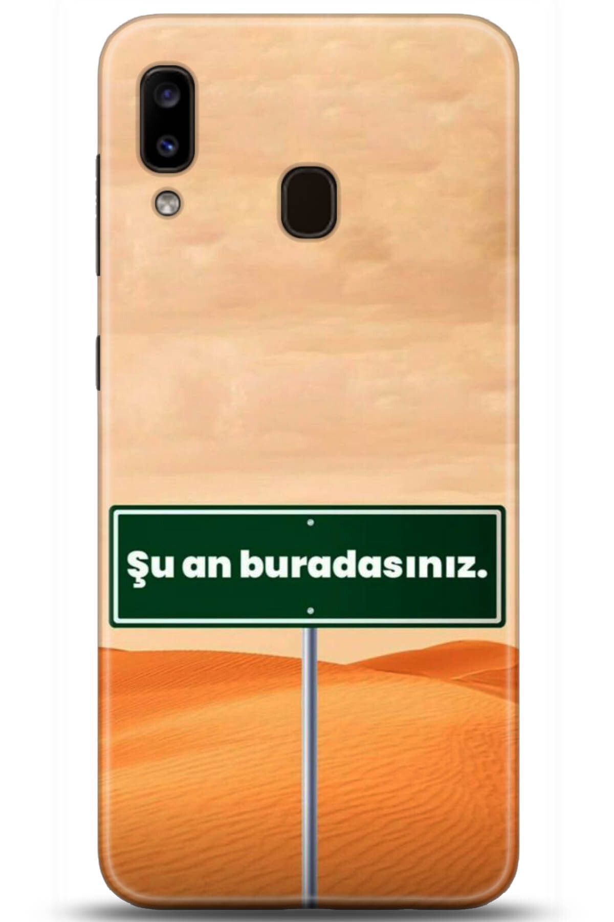 Noprin Samsung Galaxy A20 Kılıf HD Baskılı Kılıf - Loving You Series * 5159