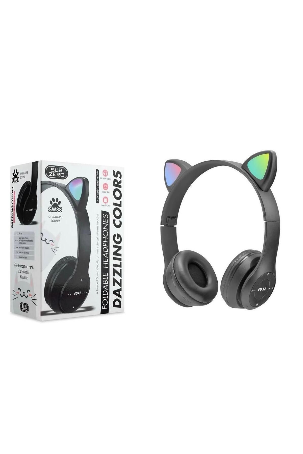 Subzero Bluetooth Kedi Kulaklık Katlanabilir Kulaklık