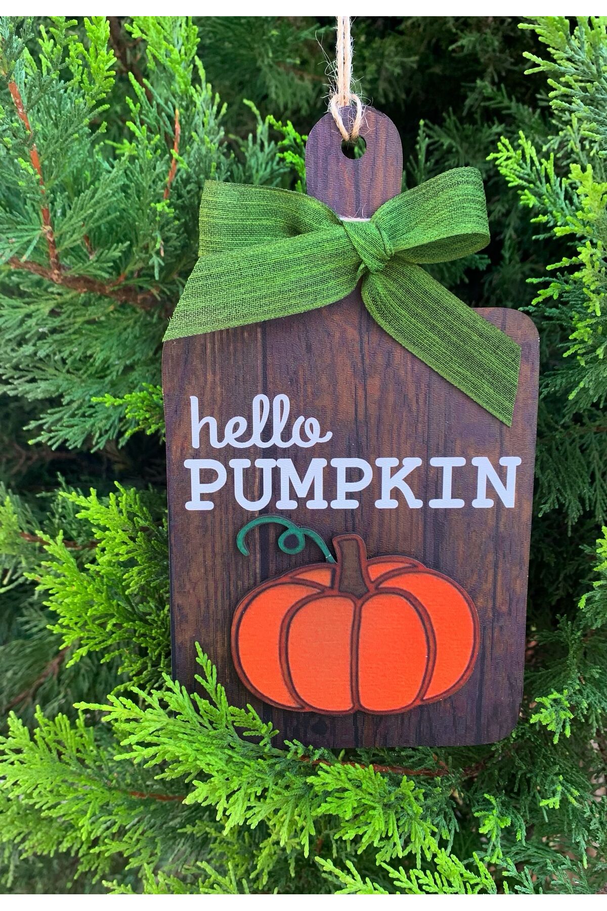 Hello Pumpkin Decor, Autumn Decor, Kitchen, Coffee Corner, Wall, Shelf, Hanger Ornament