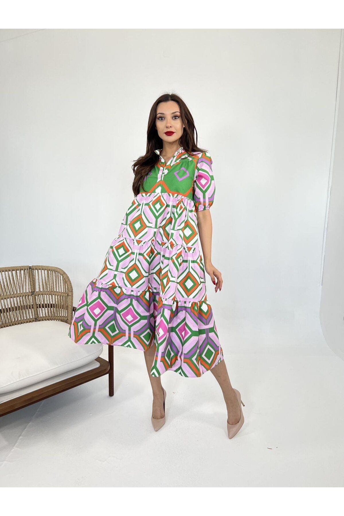 MRA Fashion 5522 ELBİSE-LAS EGAS