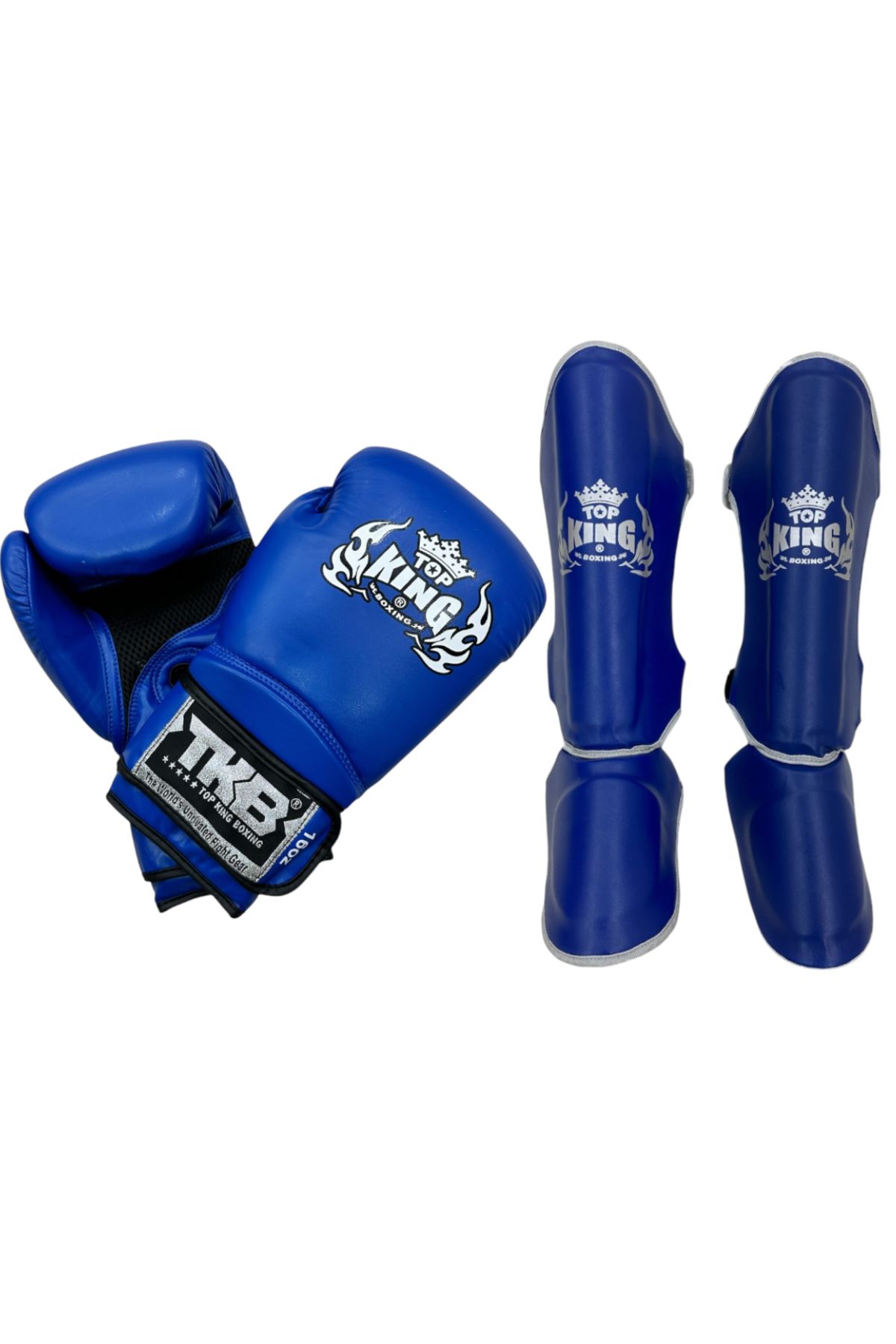 topking Boks eldiven kaval koruyucu set boks eldiveni ve kaval koruyucu