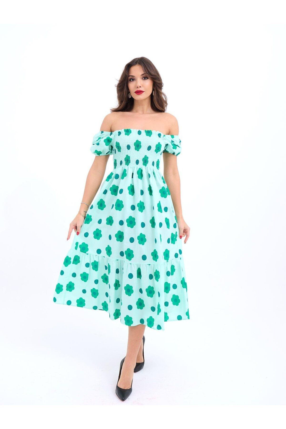 Kıvanç Moda 5525 ELBİSE-FERRARA