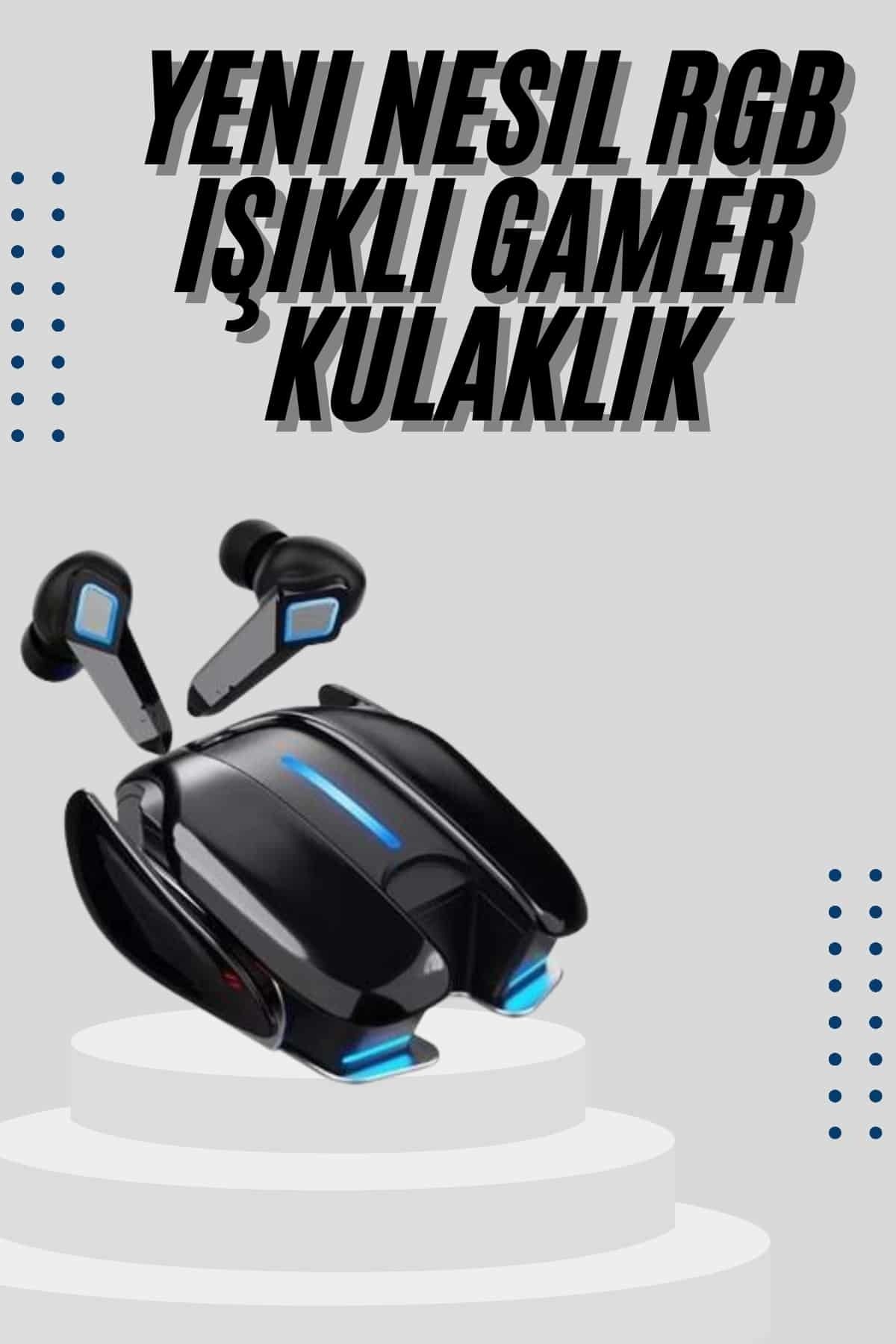 ASTRALTECH Gamer Kulaklık Gecikme Yapmaz Yüksek Ses Kaliteli Kablosuz Bluetooth Kulaklık