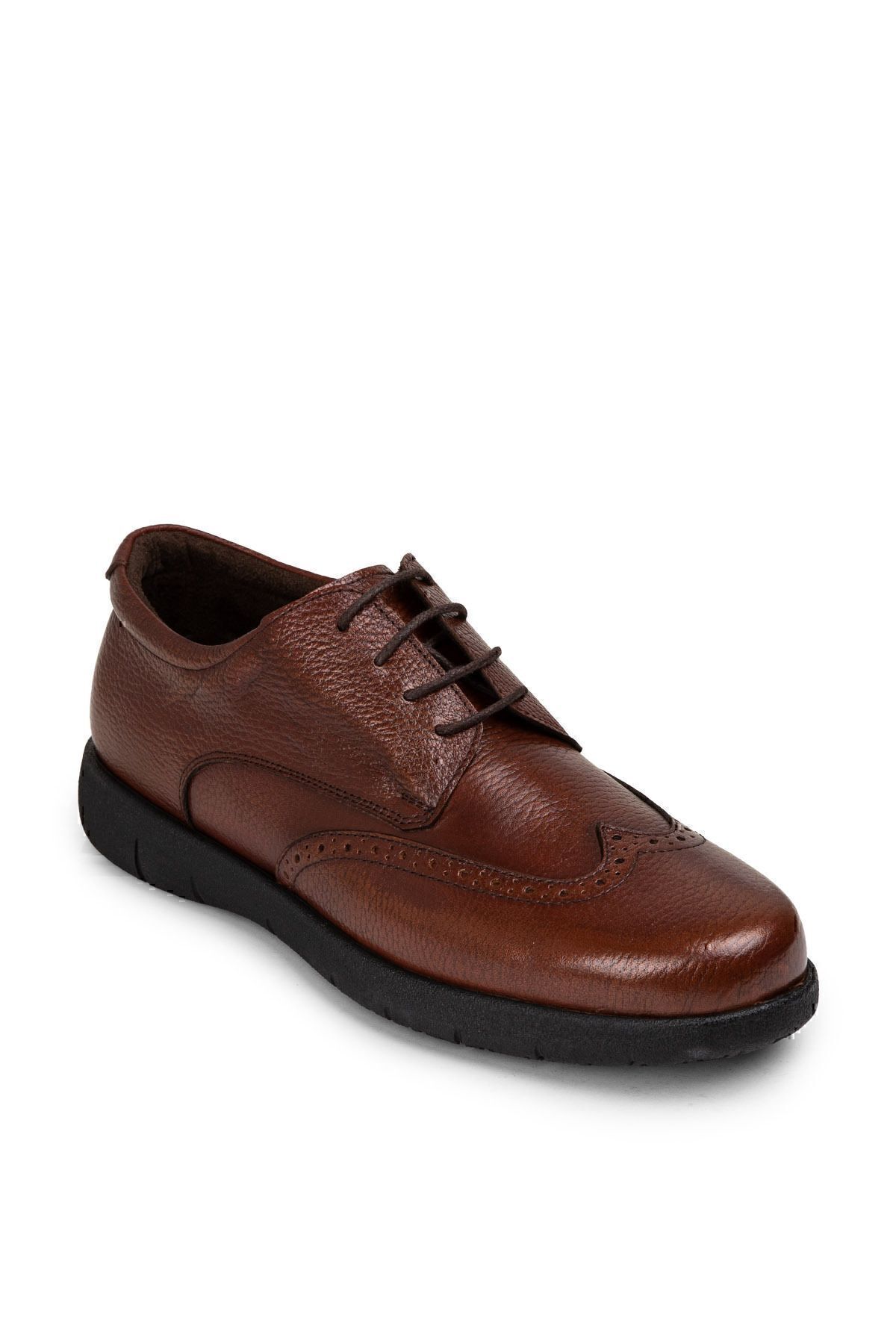 Deery-Pantofi casual pentru bărbați din piele naturală de culoare cupru 7