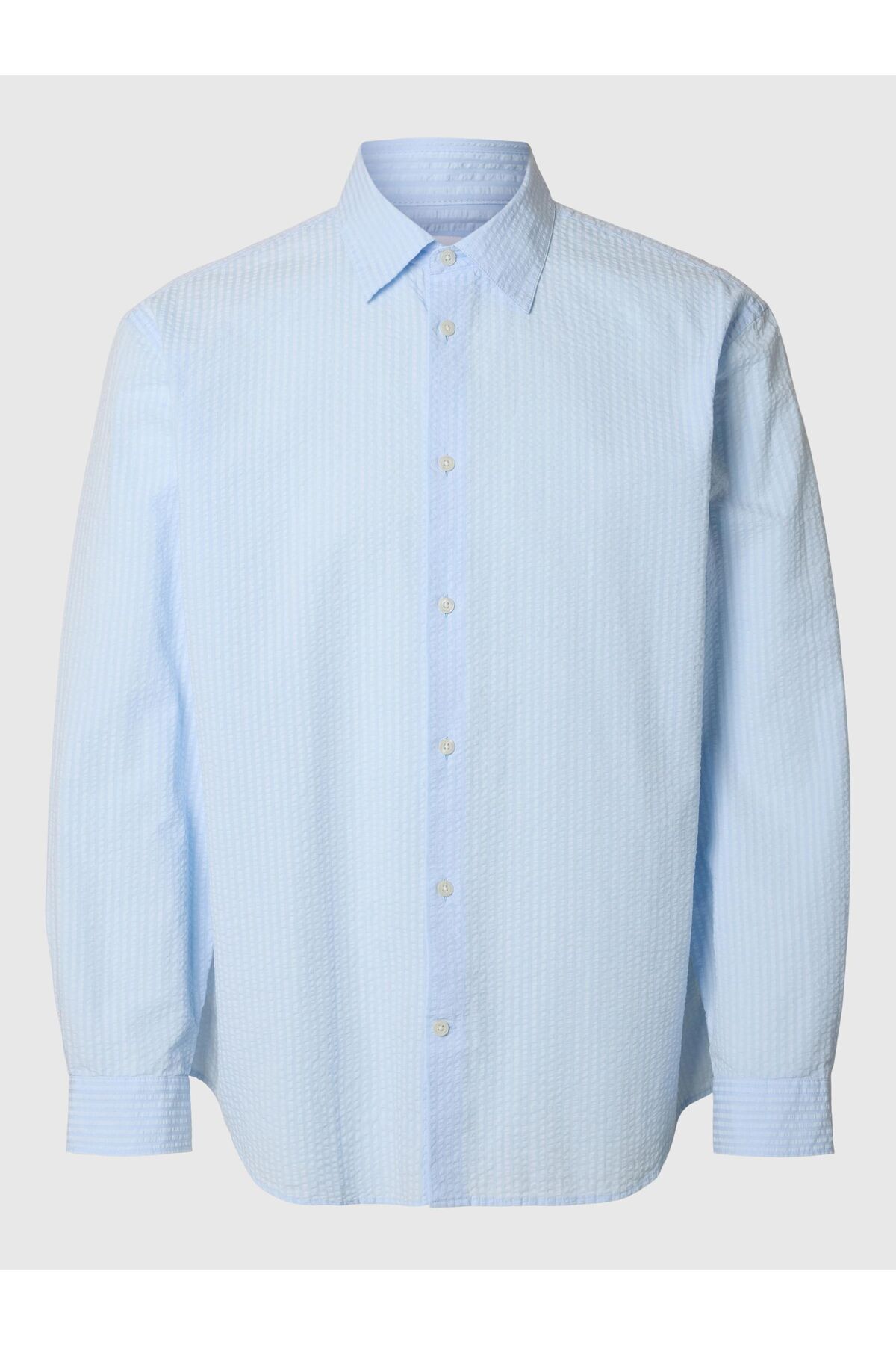 Selected Homme-Langarmhemd Seersucker 2