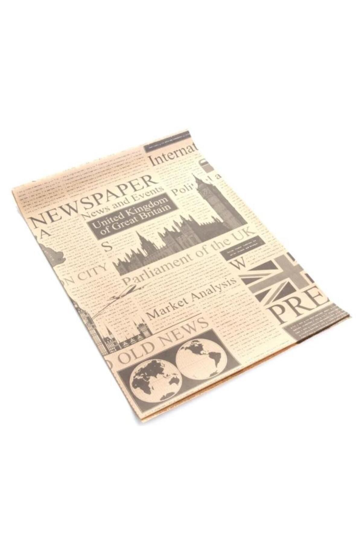 CVS-Vintage Newspaper Patterned Presentation Paper - Pack of 50 5