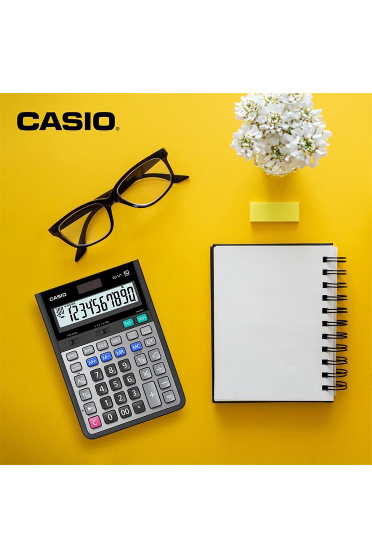 Casio-Heavy Duty Calculator Check and Correct DS-1JT- Black 4
