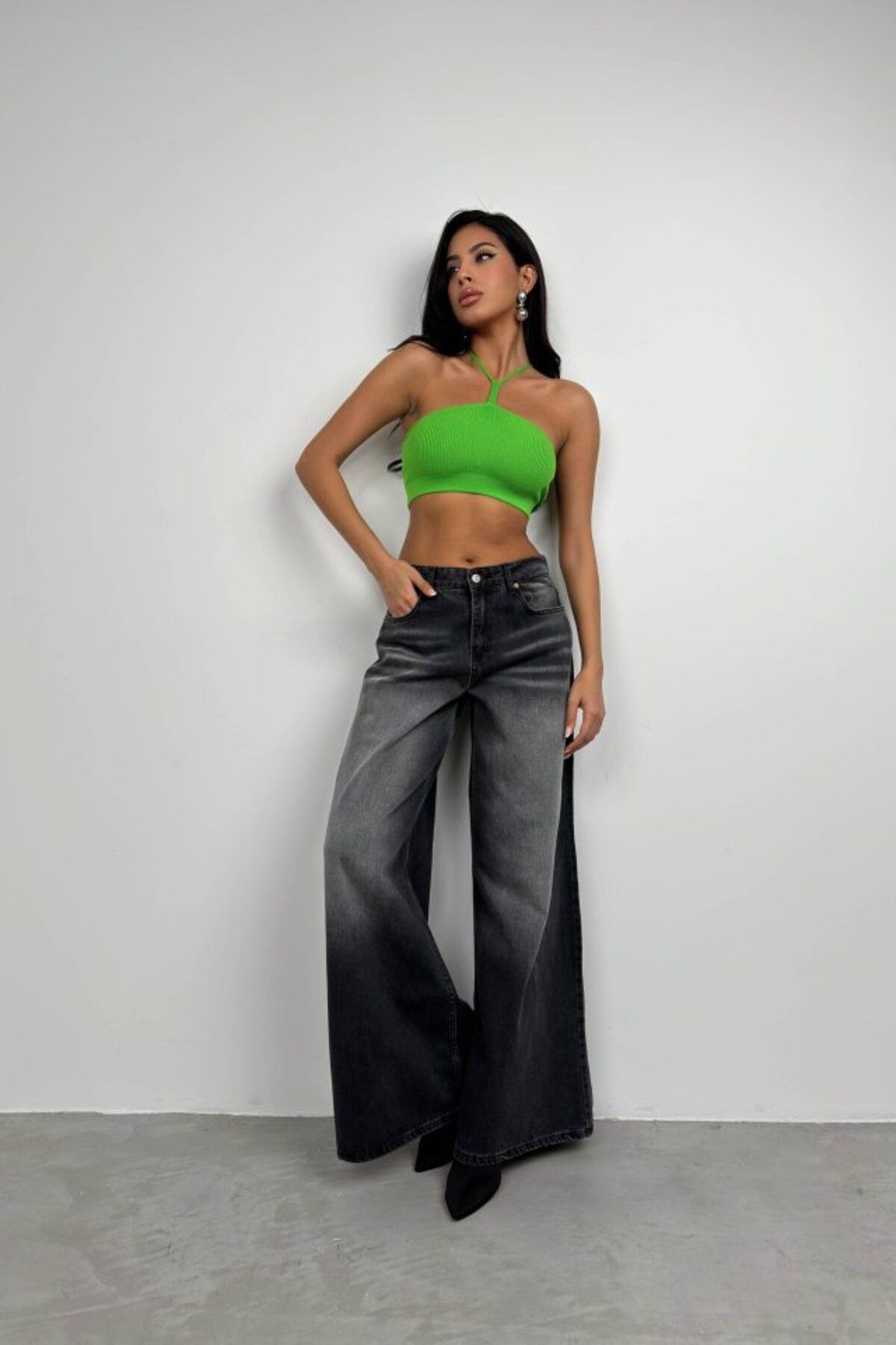 MHT STORE Pencere Detay Fitilli Crop