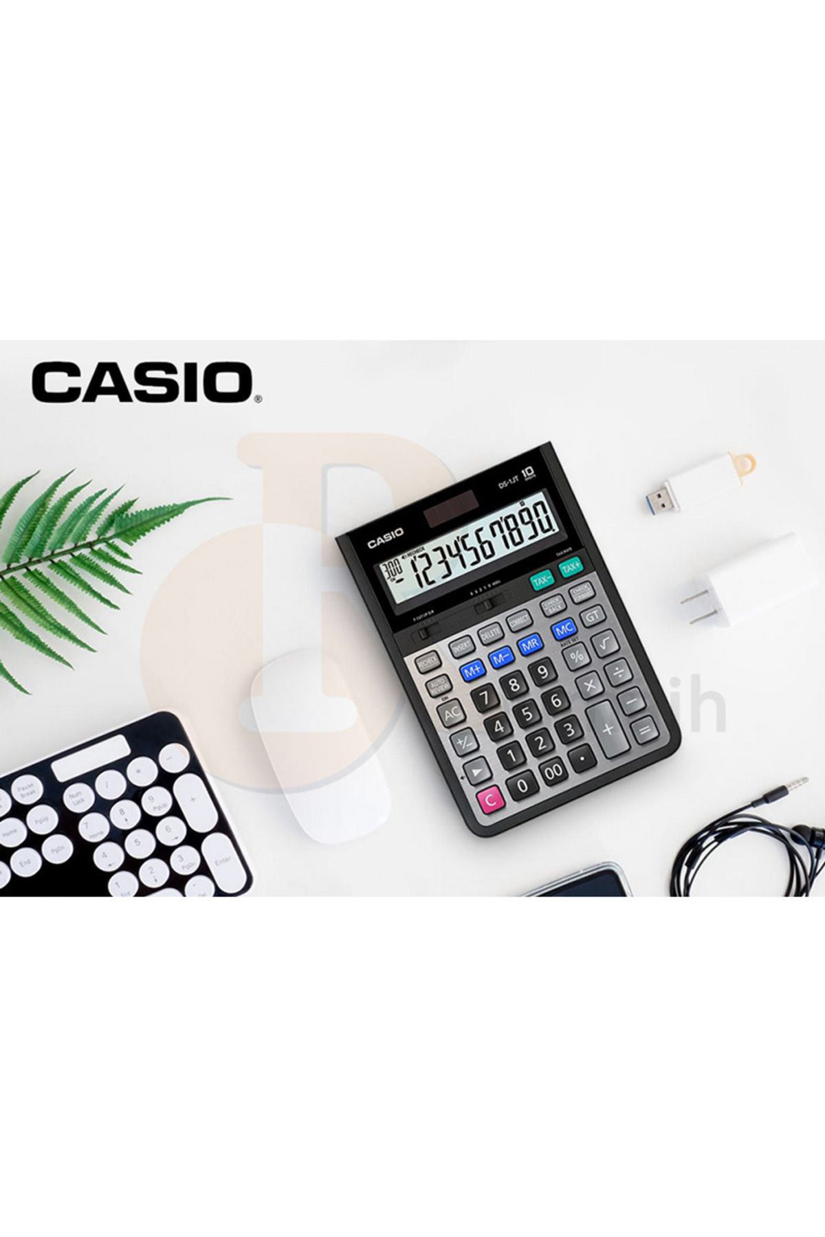 Casio-Heavy Duty Calculator Check and Correct DS-1JT- Black 3