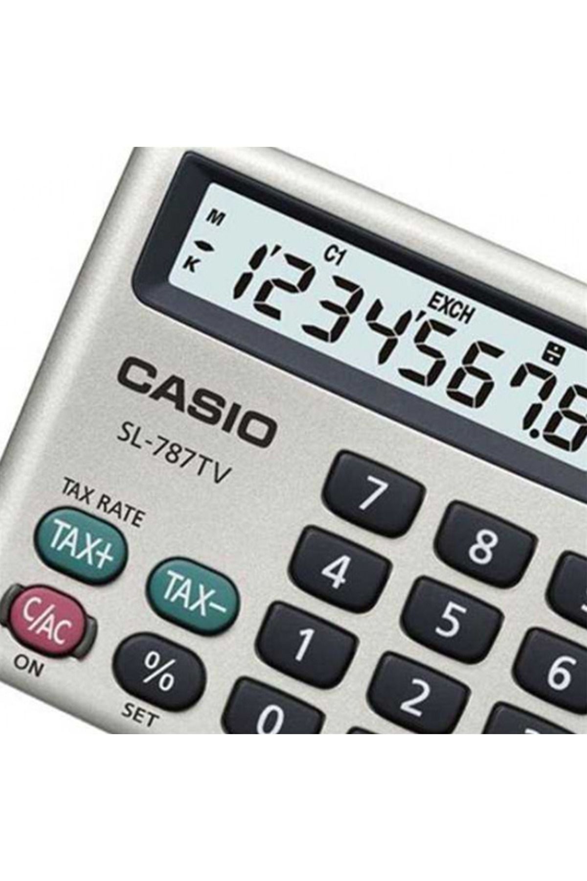 Casio-آلات حاسبة للضرائب والصرف SL-787TV-GD - ذهبية 3