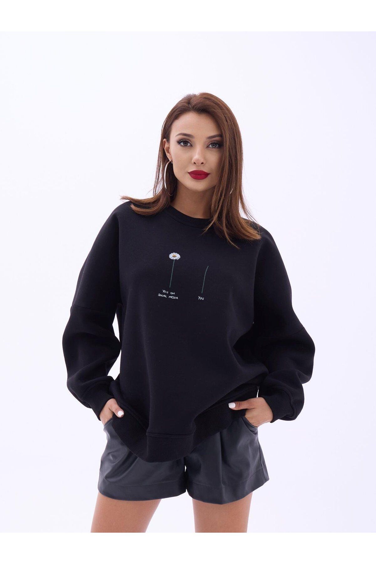 Meleners 7228 SWEAT-SİYAH