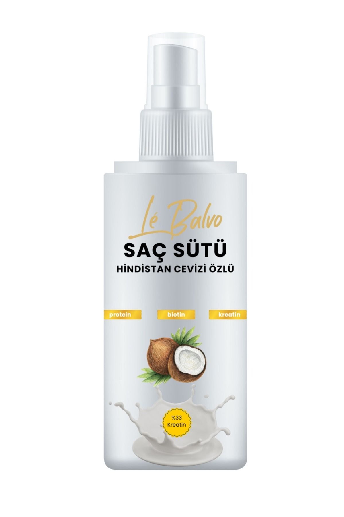 Le Balvo Saç Sütü Hindistan Cevizi Özlü 100 Ml ( Hair Milk with Coconut Extract )