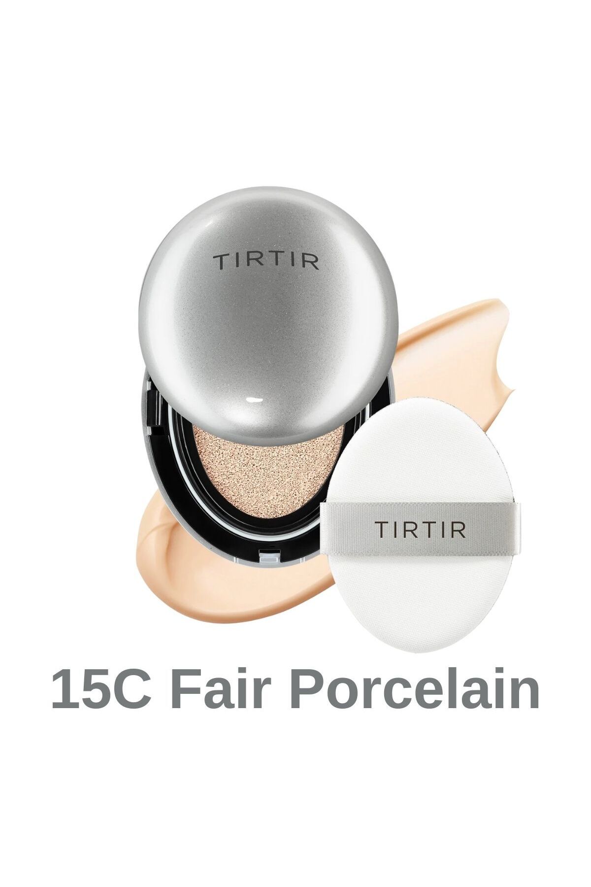 TIRTIR Mask Fit Aura Silver Cushion Fondöten 15C Fair Porcelain