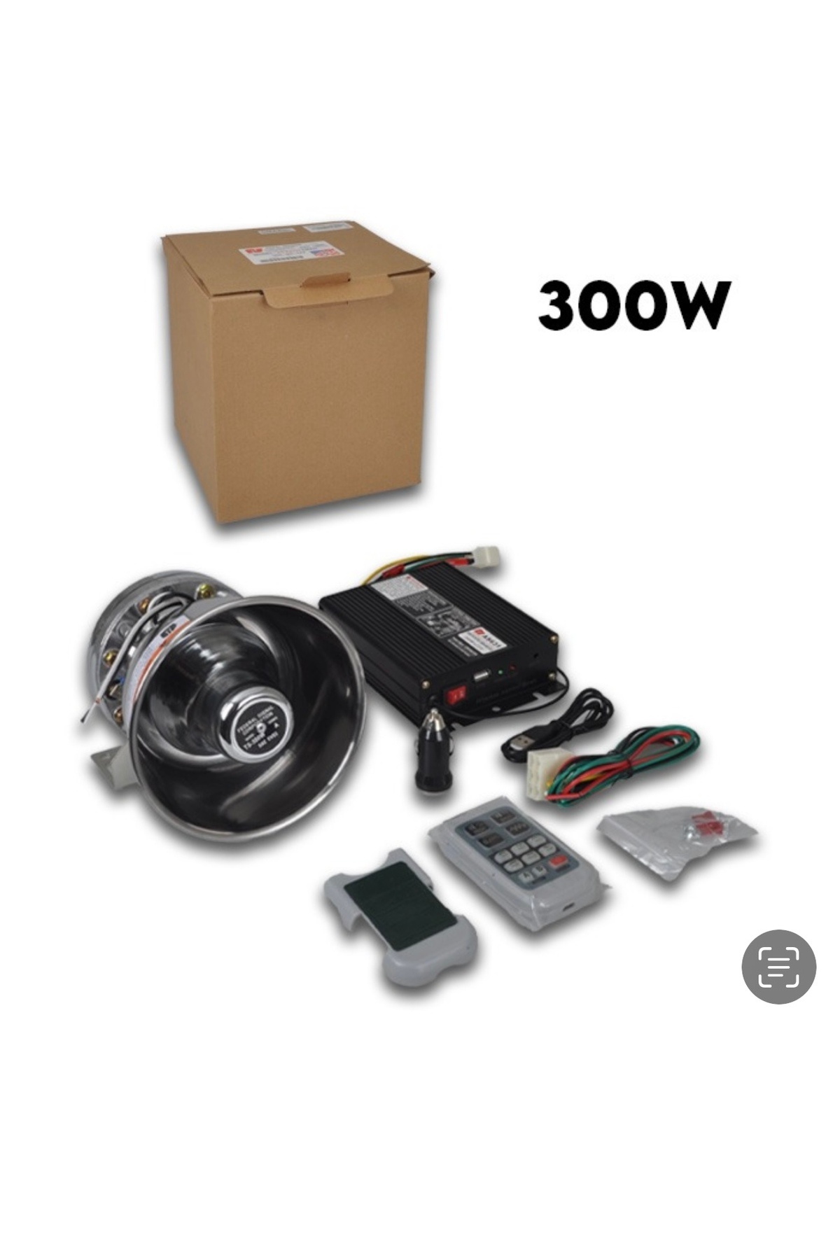 Otobestto Profesyonel Korna Siren 300w Kumandalı-çakarlı Madein Usa