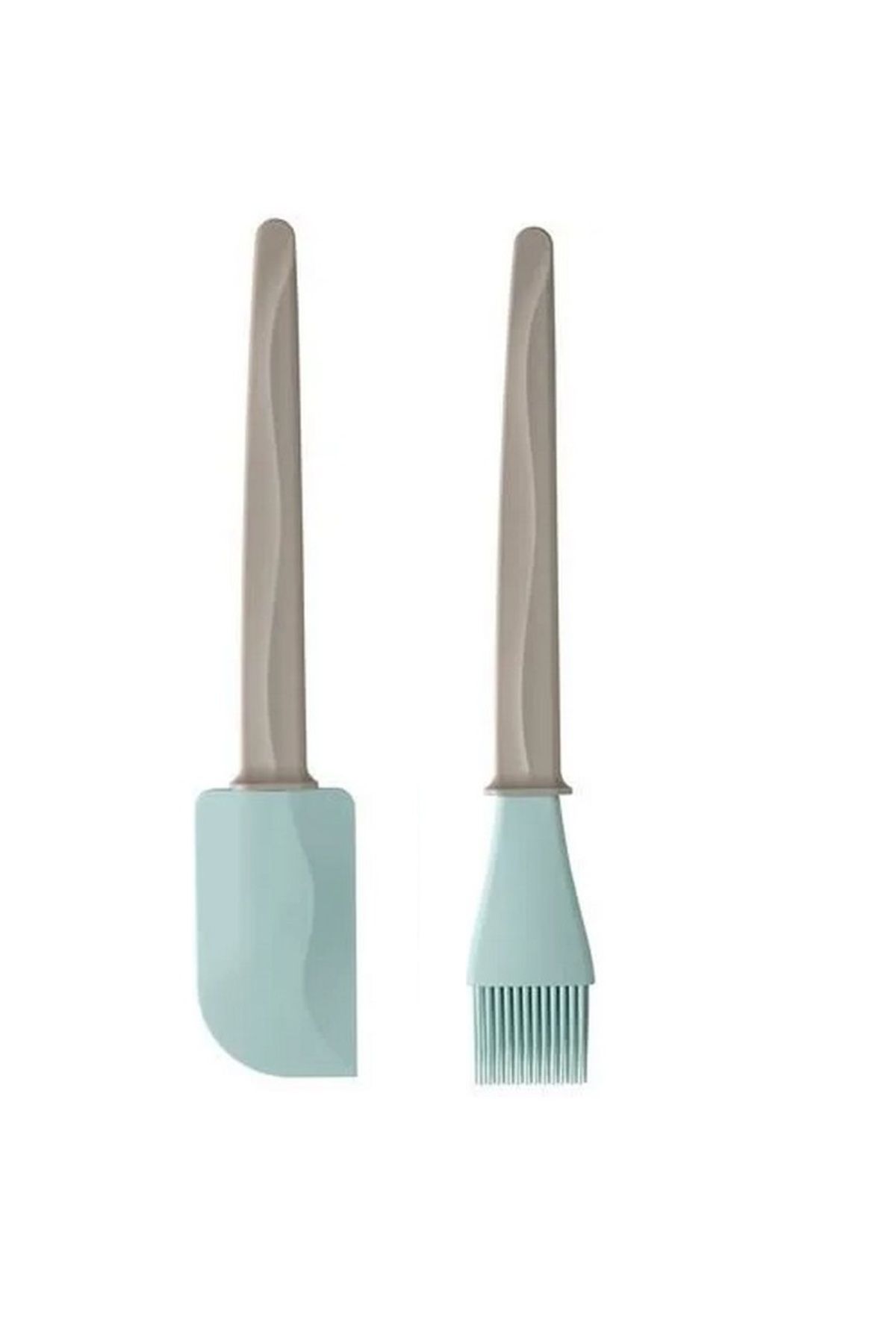 IKEA BAKGLAD yumurta fırçası,ve spatula, bej-mavi