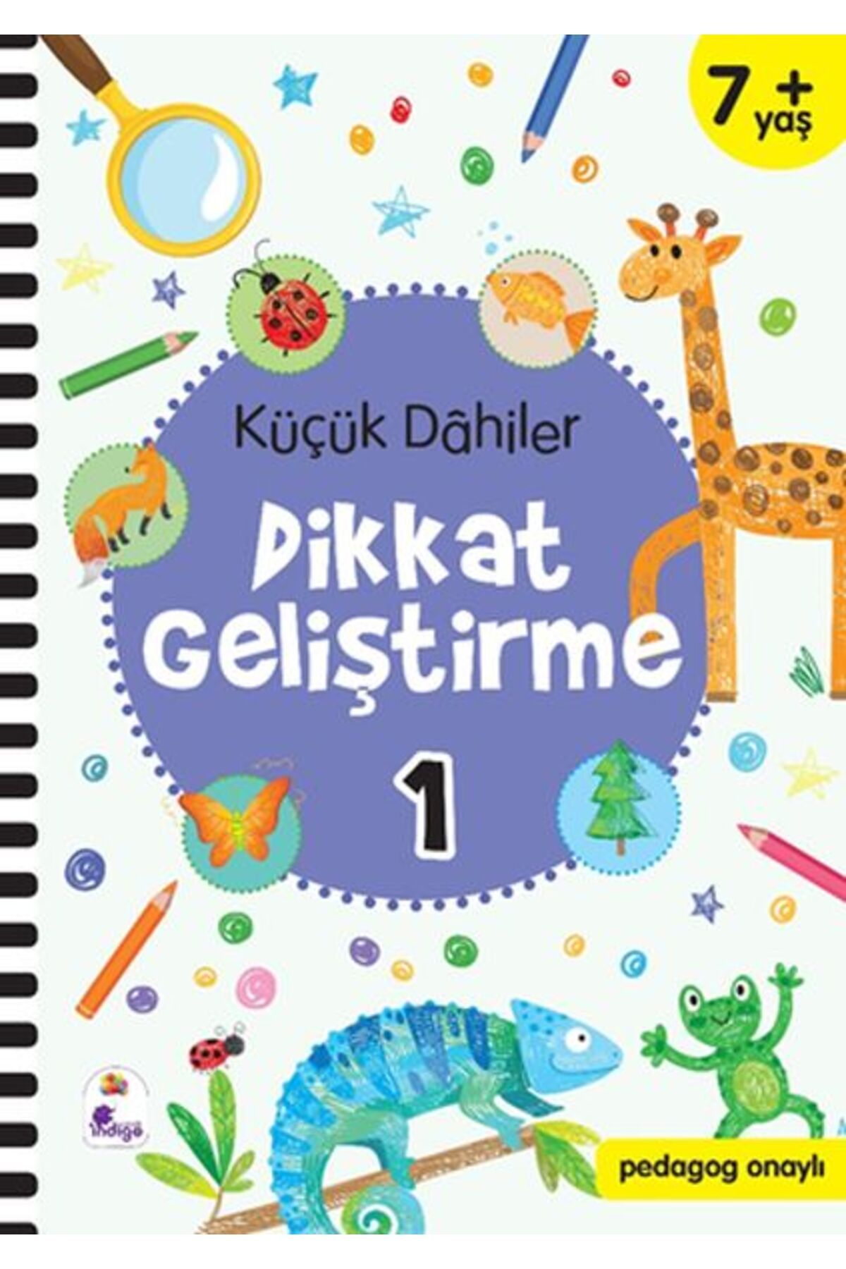 Destek Yayınları Küçük Dahiler Dikkat Geliştirme 1 - 7+ Yaş (Pedagog Onaylı)