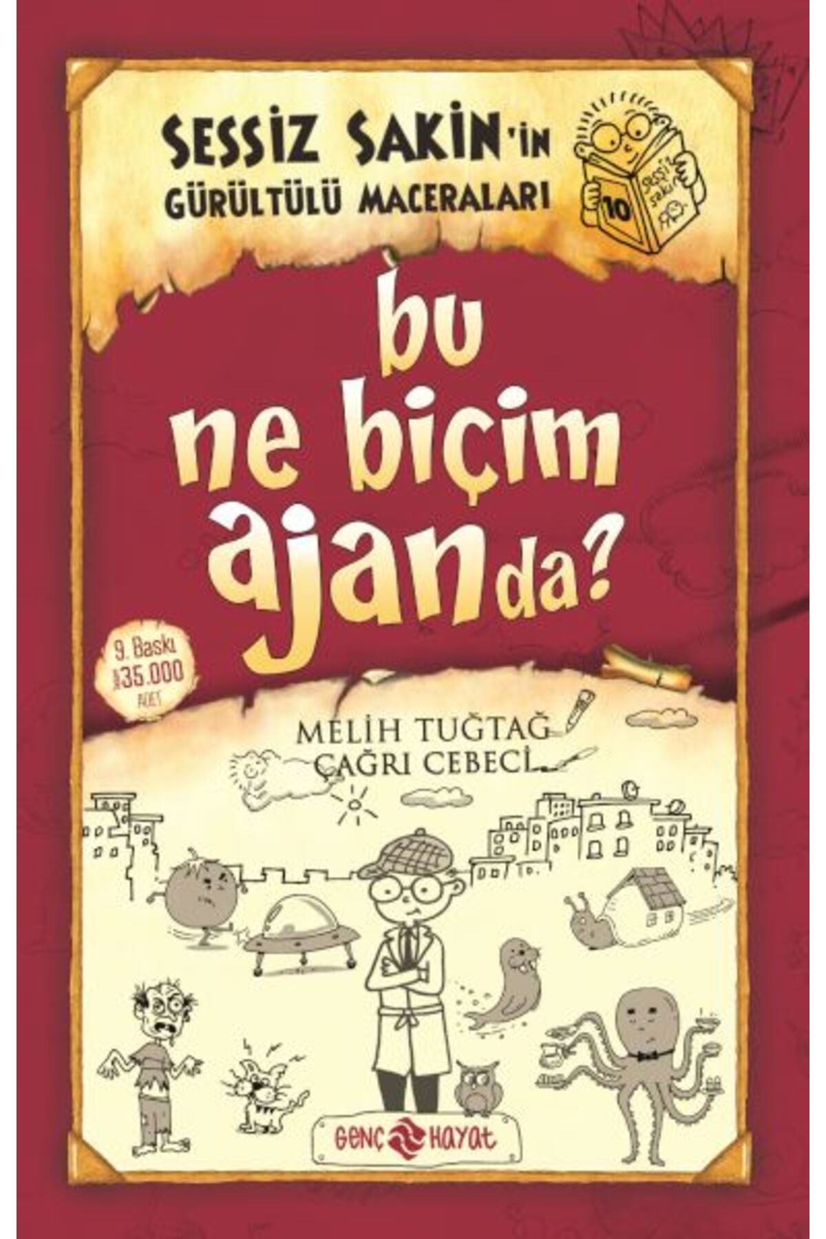 Destek Yayınları Sessiz Sakin’in Gürültülü Maceraları 10 - Bu Ne Biçim Ajanda?