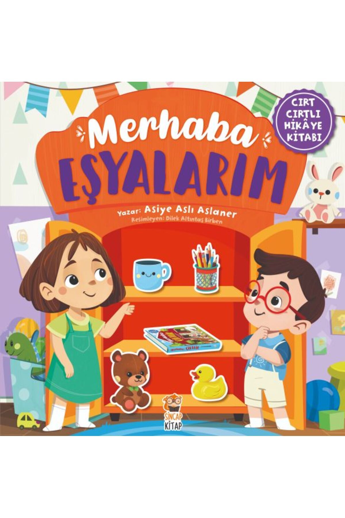 Türk Dil Kurumu Yayınları Merhaba Eşyalarım (Cırt Cırtlı Hikaye Kitabı)