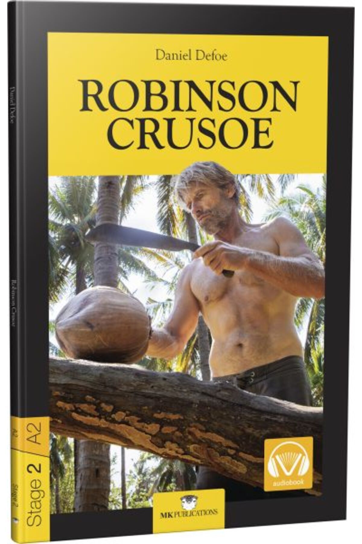 Destek Yayınları Stage-2 Robinson Crusoe - İngilizce Hikaye