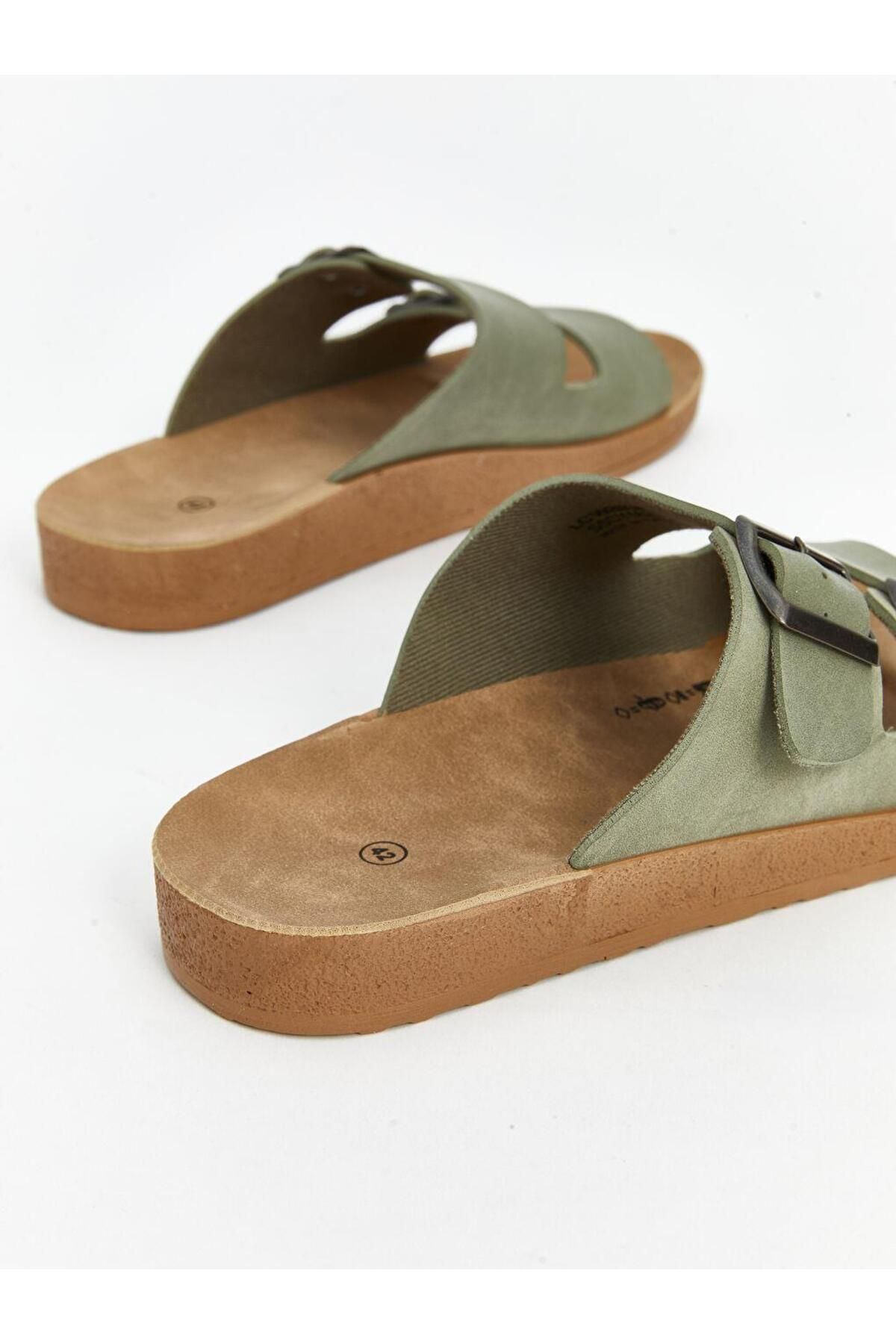 LC Waikiki-Lcw Steps Double Banded Men's Slippers 5
