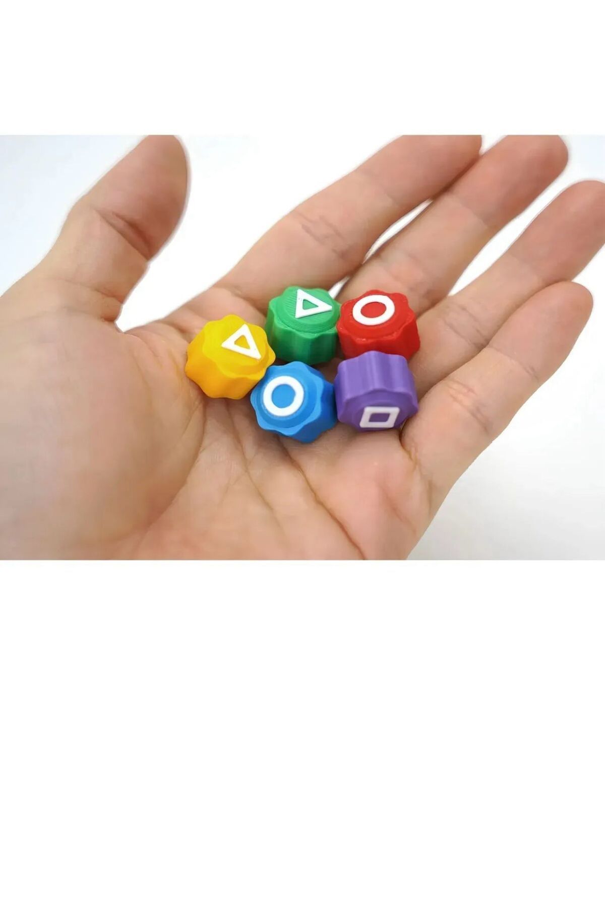 goshawk-Squid Game Game 5 Stone Set Squid Game Colorful Stone Gonggi Sandy Version 4