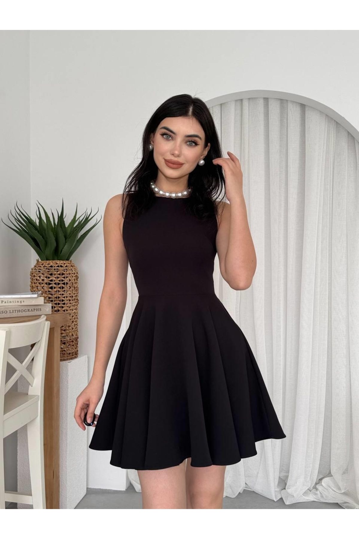 AhEs Shopping Berl Cep Detaylı Elbise