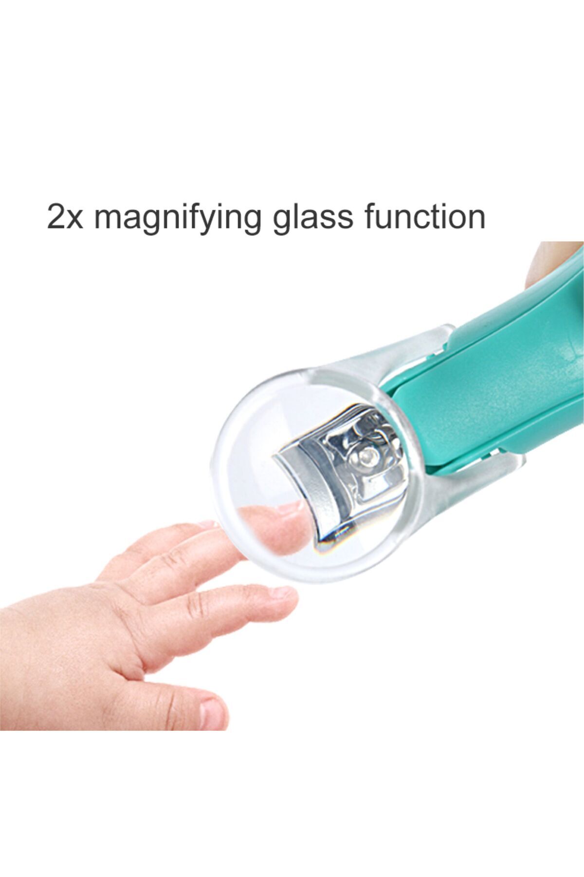 LUQU BABY-Luqu Nail Clipper With Magnifier-Blue 2