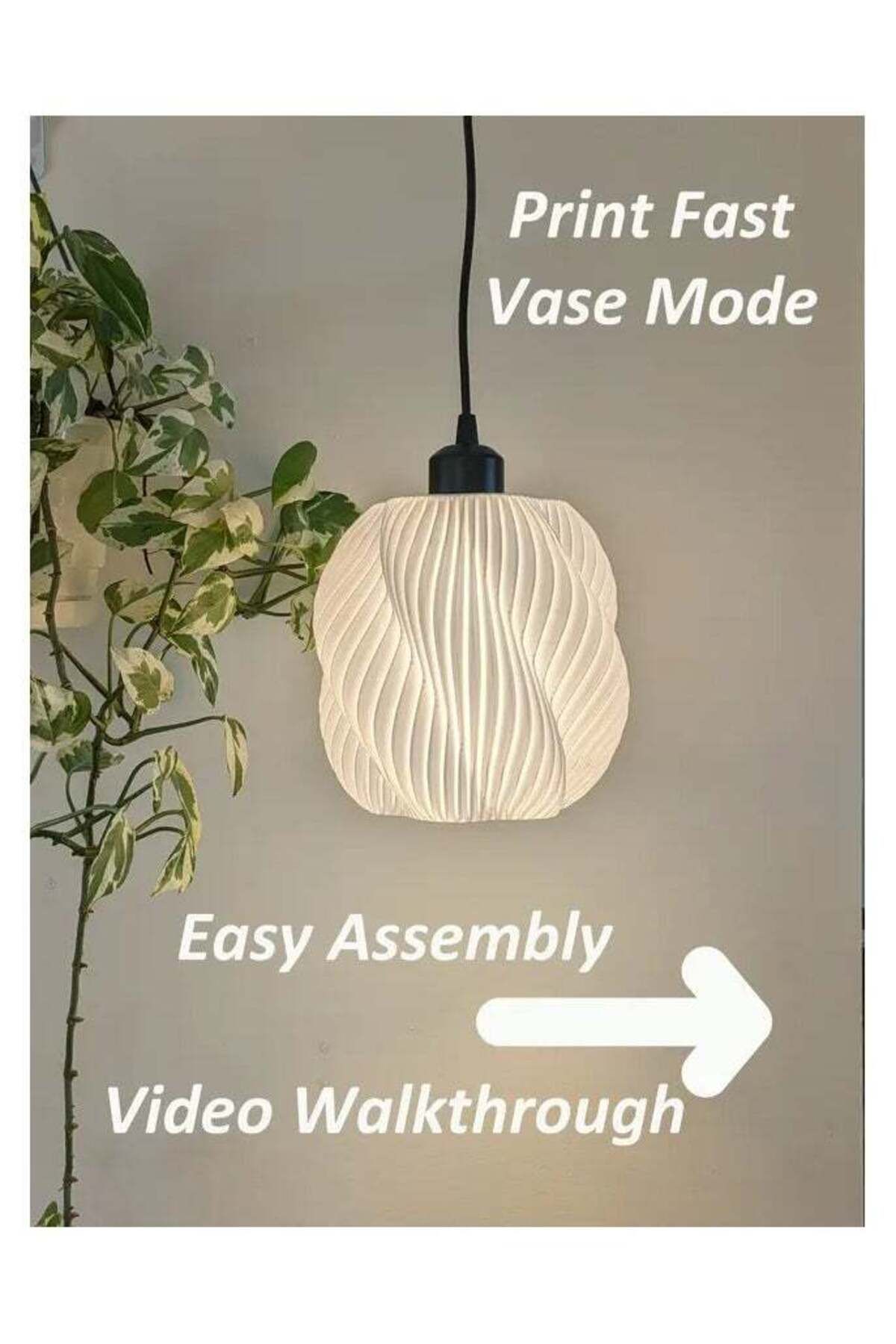 3D Brothers-The Hestra Pendant Light   Vase Mode  Bamboo 4