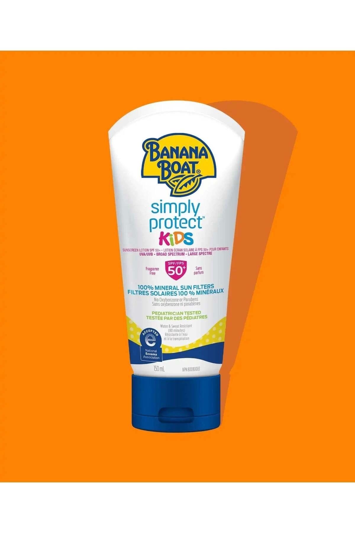 Banana Boat Simply Protect Kids Enfasts 50 Spf Güneş Kremi 150 ml