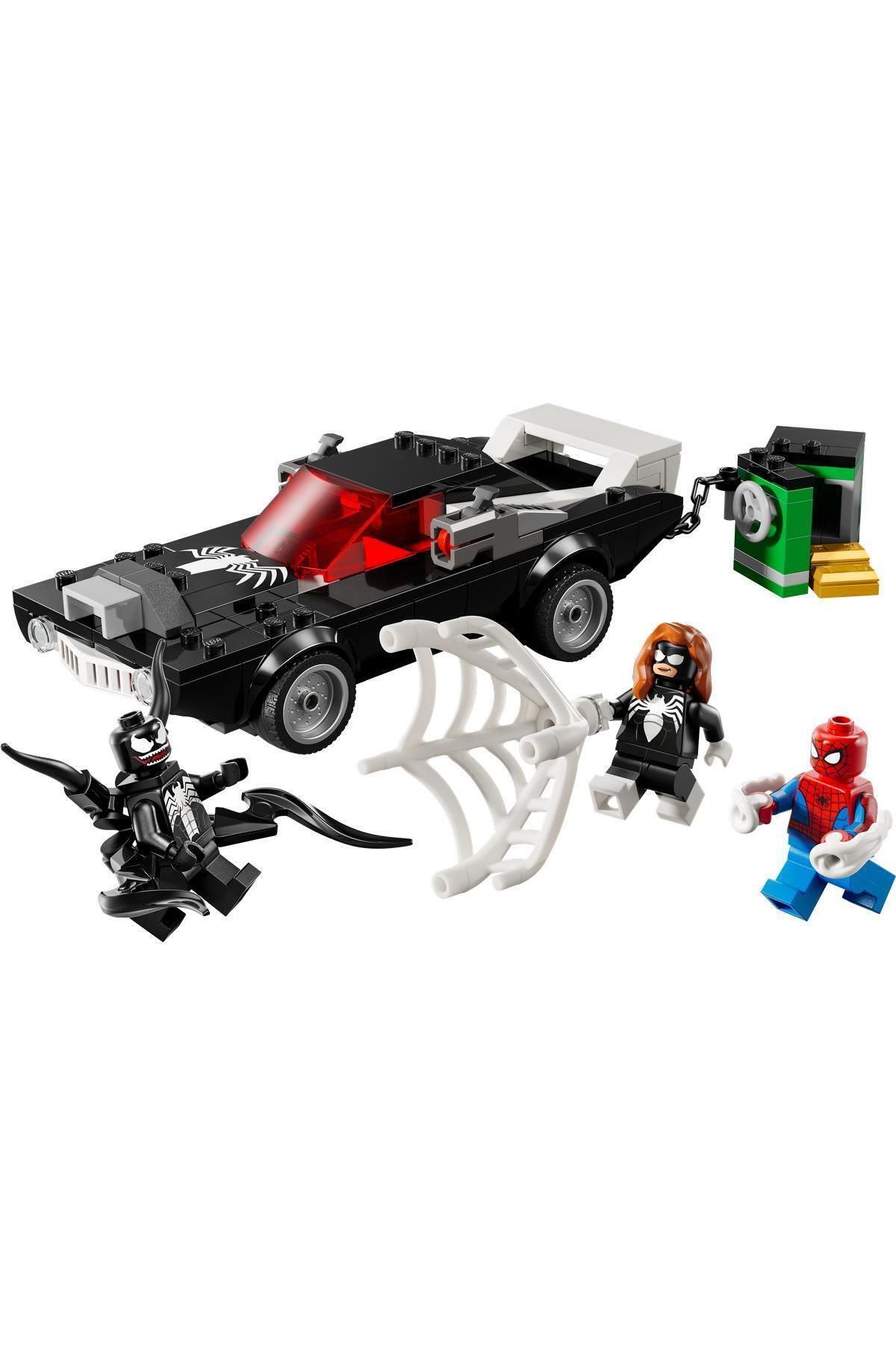 LEGO-Marvel Against Spider-Man and Venom Car - 7 Years Old and Above Construction Kit (254 Pieces) 2