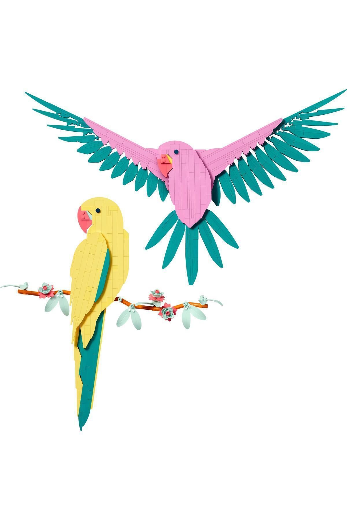 LEGO-®   Colecția Art Fauna – Macaw Parrots 31211 - Kit de construcție pentru vârsta de 18 ani și peste (644 bucăți) 2