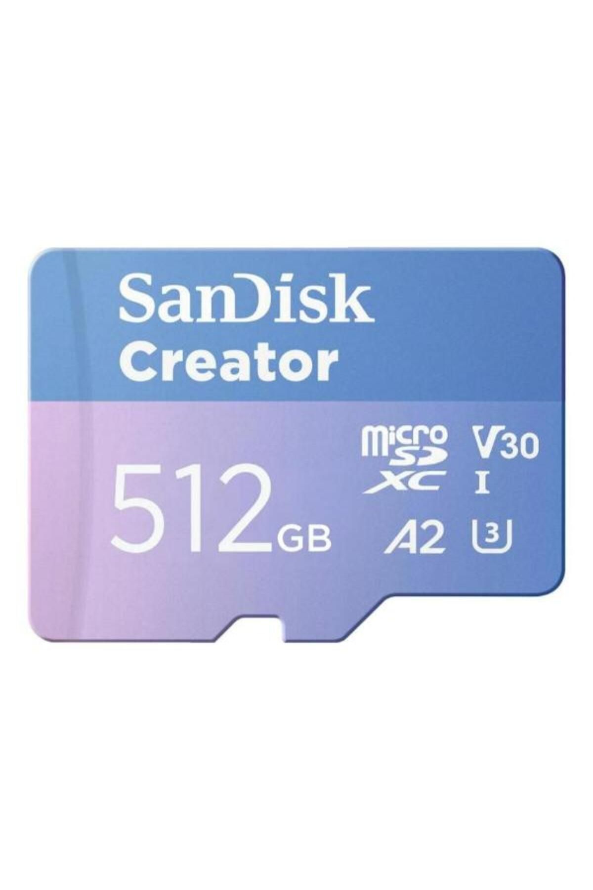 SanDisk-512Gb Creator Microsdxc Uhs-I A2 V30 Memory Card with Adapter 4