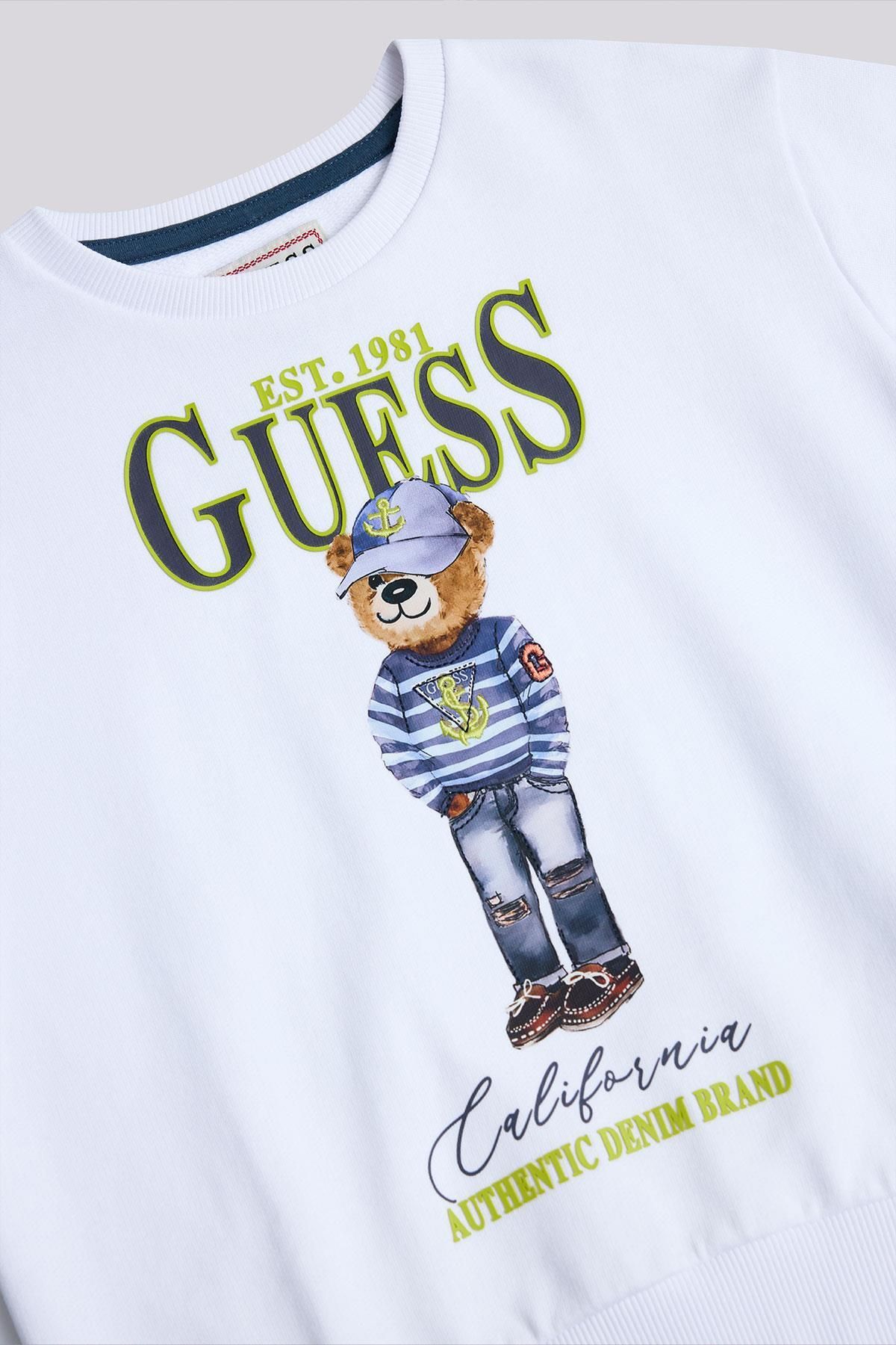 Guess-Бял суичър за момче 6